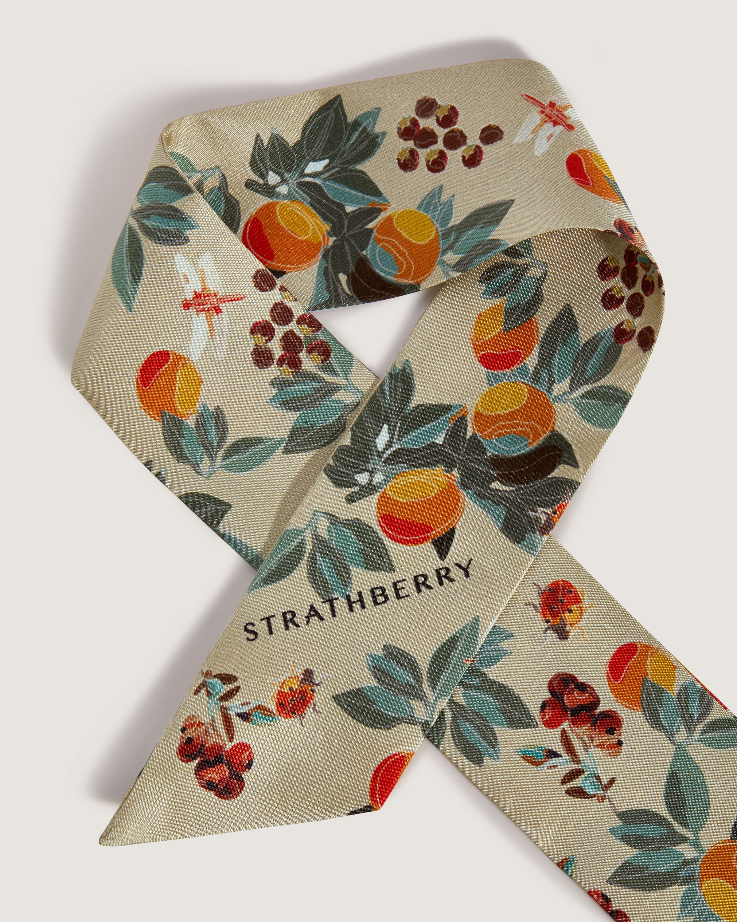 Strathberry | Silk Scarves | Luxury Designer Silk Scarves