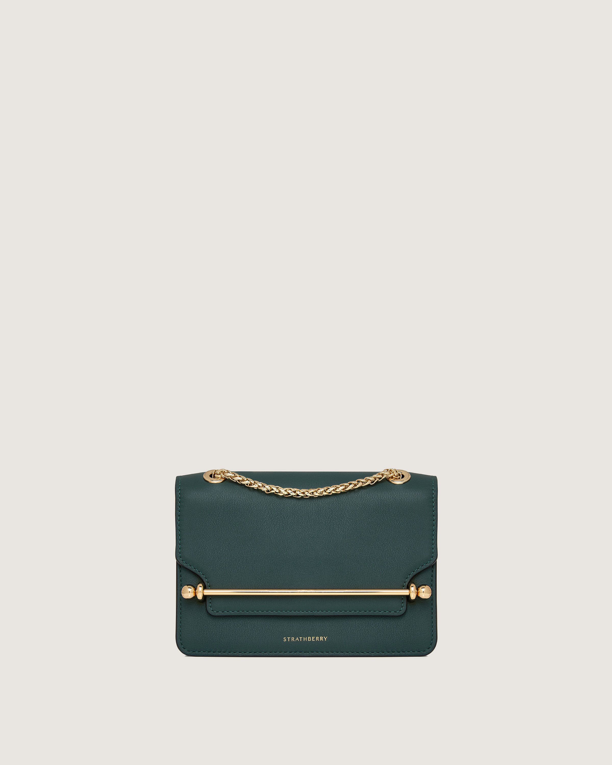 STRATHBERRY◆EAST/WEST MINI ショルダーバッグ＊クロコトカゲ柄 Strathberry - East/West Mini - Crossbody Leather Mini