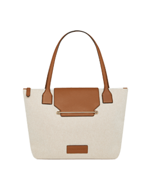 ☆関税込み☆【STRATHBERRY】TRAVEL TOTEバッグ Strathberry - Travel Tote - Natural / Tan
