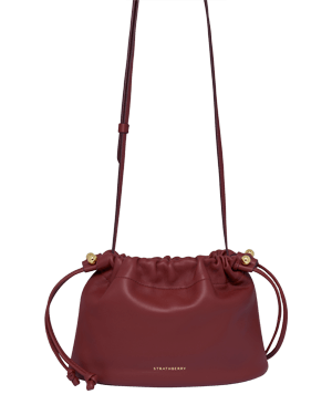 Charlotte Drawstring - Oxblood | Strathberry