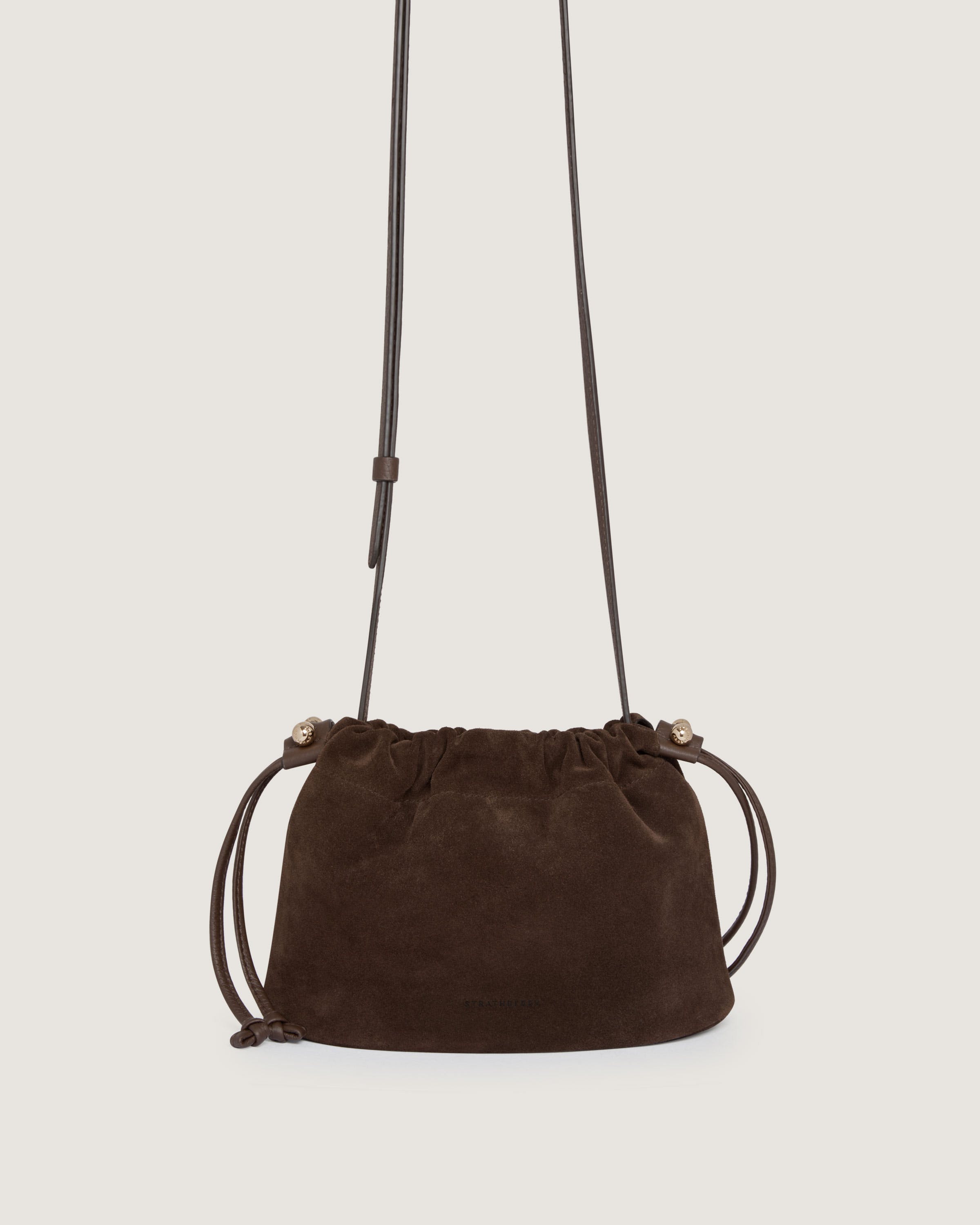 ショルダーバッグ・ポシェット Salted Butter Suede Hobo Cross Bag BROWN ショルダーバッグ・ポシェット Salted Butter Suede Hobo Cross