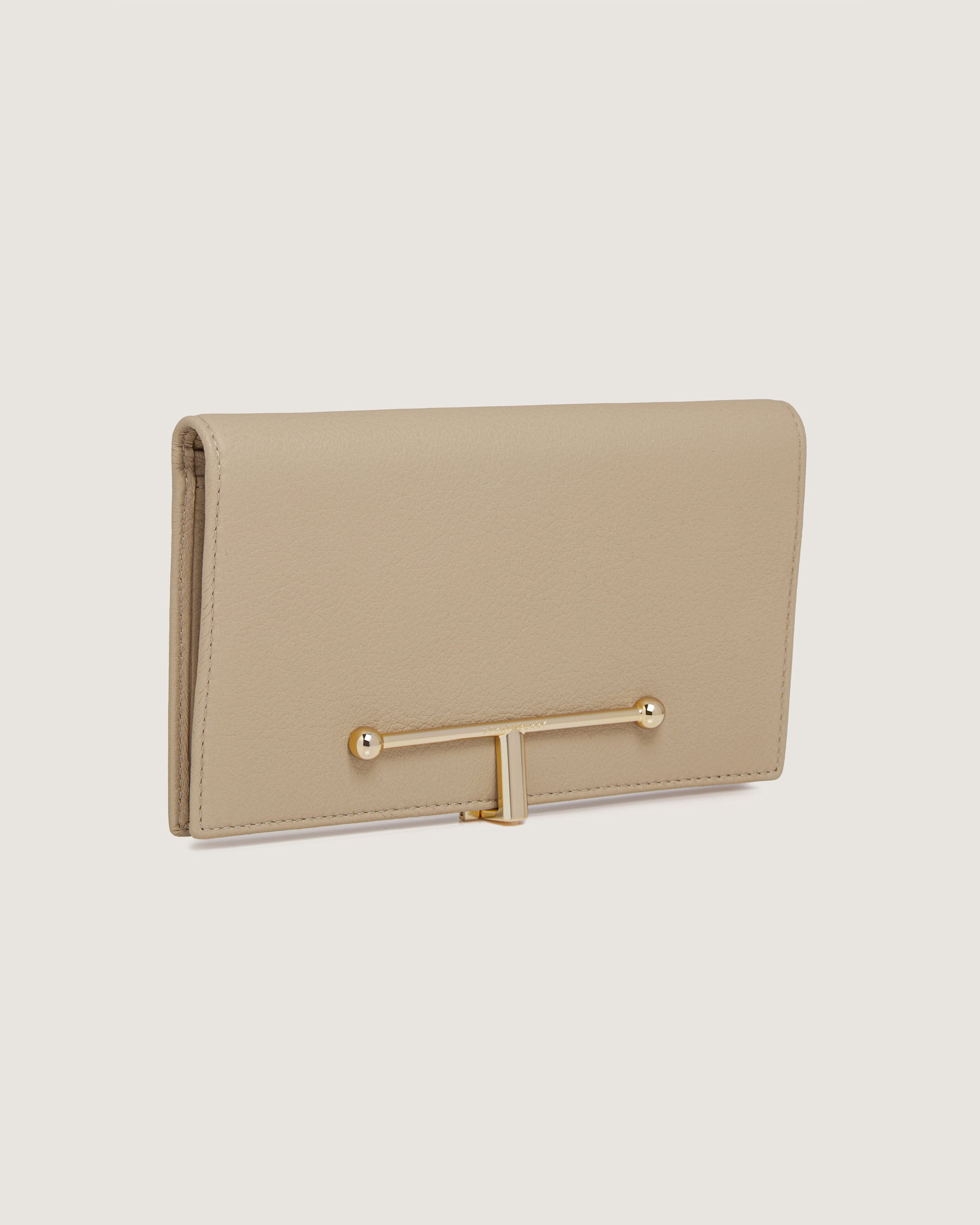 【STRATHBERRY】LARGE MELVILLE STREET 長財布 ※送関込 Strathberry - Large Melville Street Wallet - Black / Cream