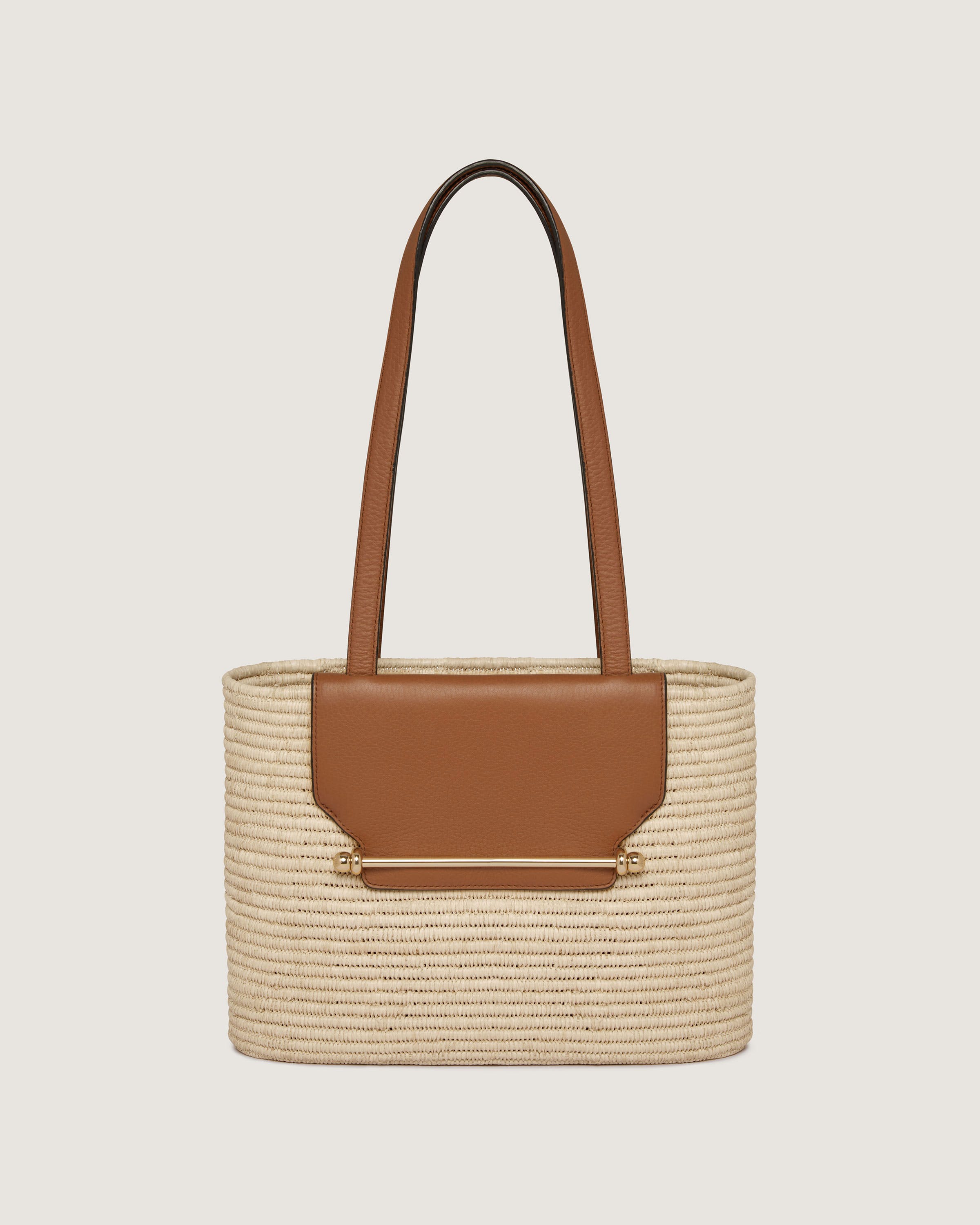 【英国王室御用達ブランド】 THE STRATHBERRY BASKET(Small) The ストラスベリー Basket (Small) - Neutrals | Strathberry