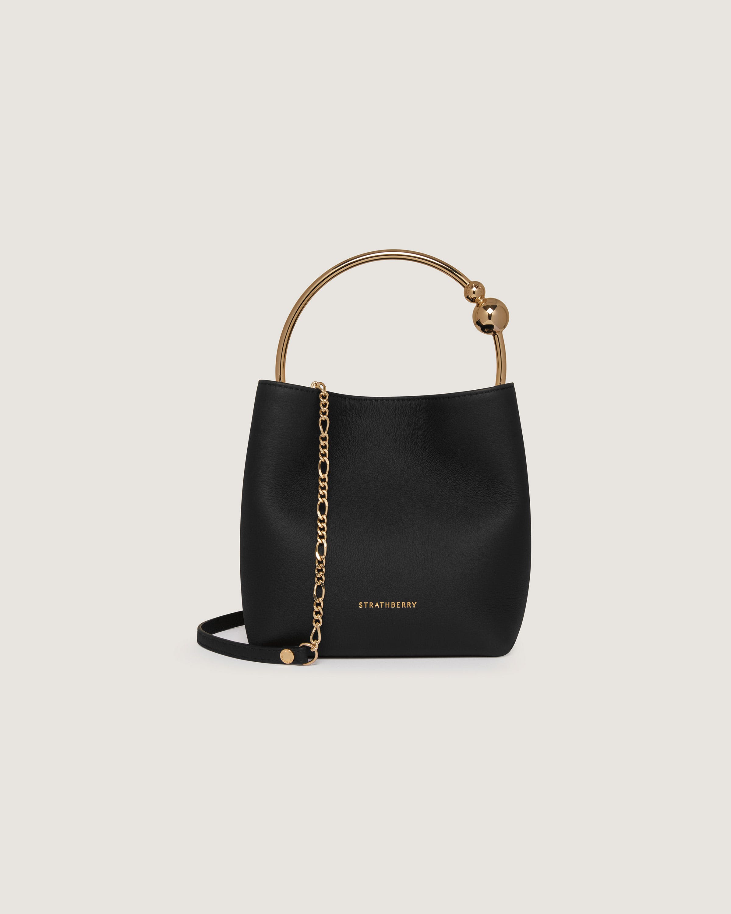 【英国王室御用達ブランド】 STRATHBERRY The Circus バッグ Strathberry - The Circus - Black