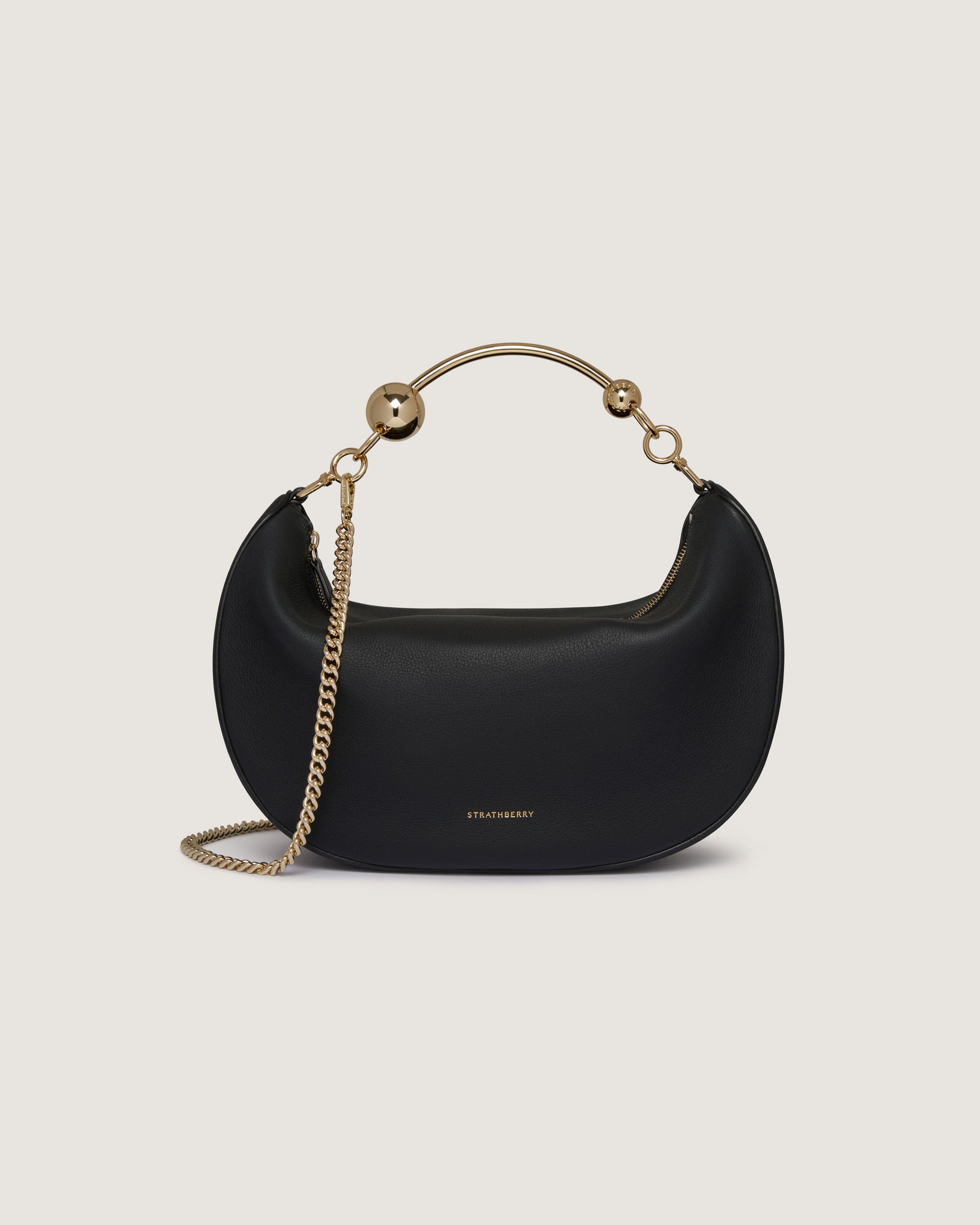 Strathberry - Crescent Moon - Black
