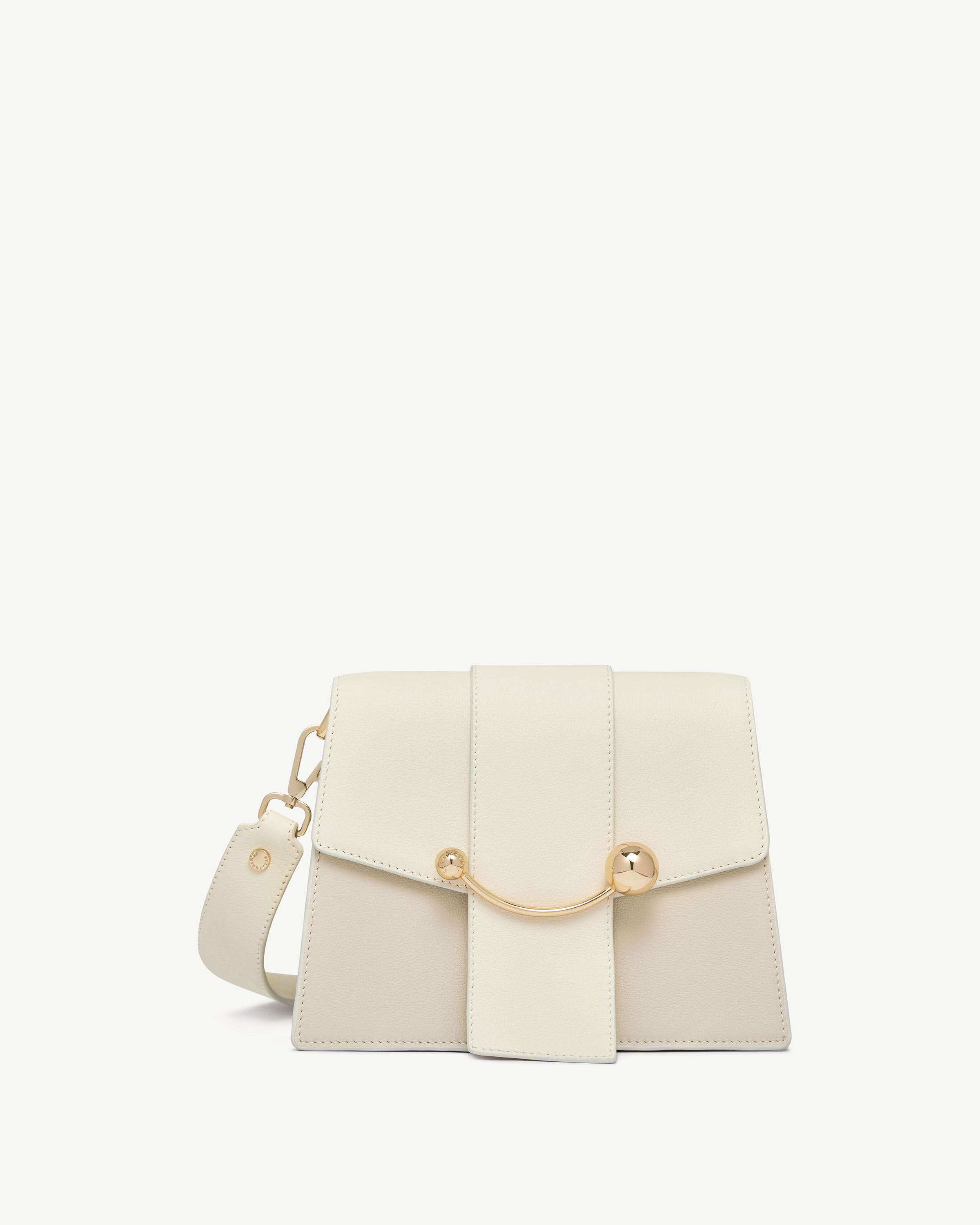 STRATHBERRY crescent satchel ショルダーバッグ Strathberry - Box Crescent - Leather Shoulder Bag - Black