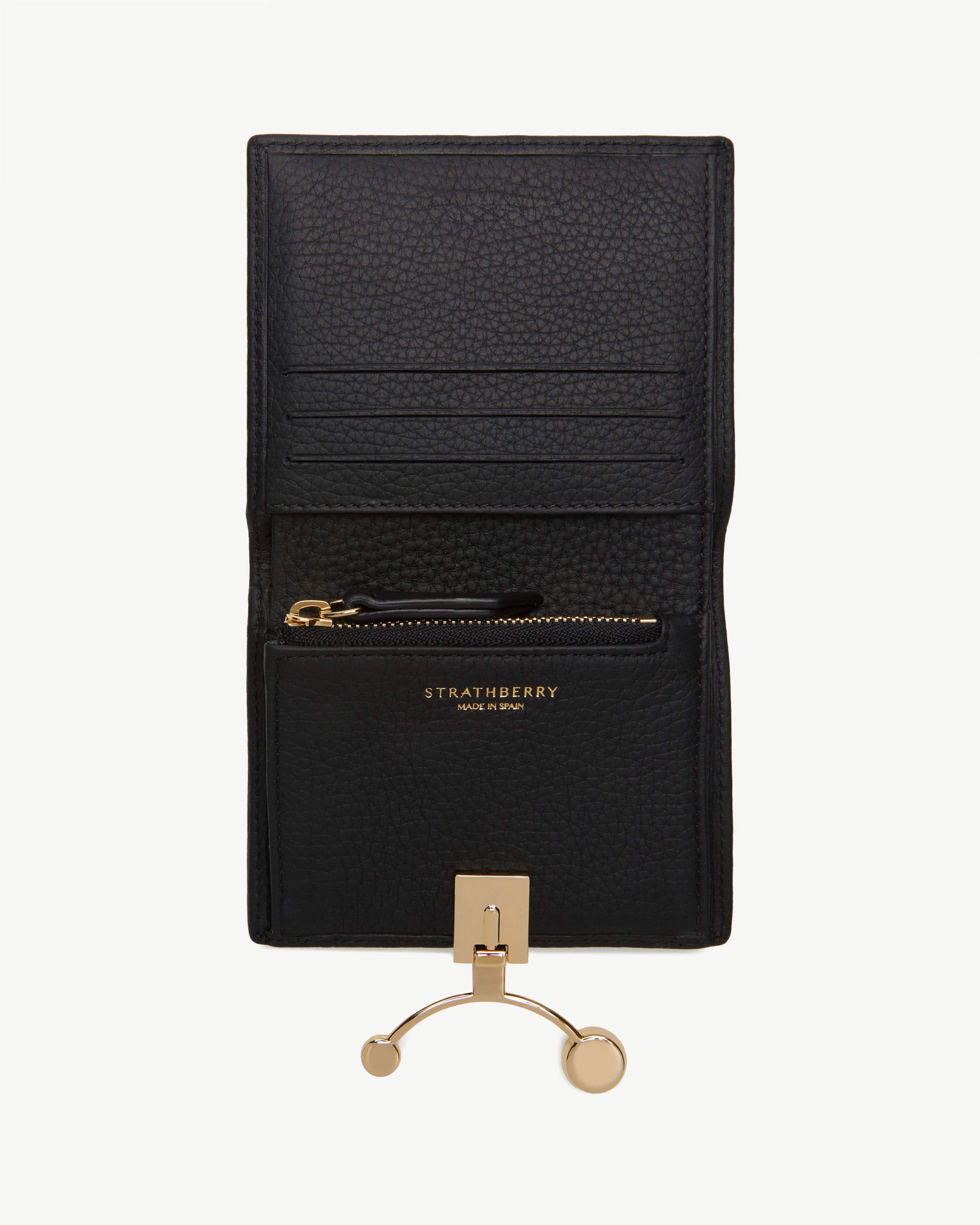 ストラスベリー - Crescent Wallet - ブラウン | Strathberry