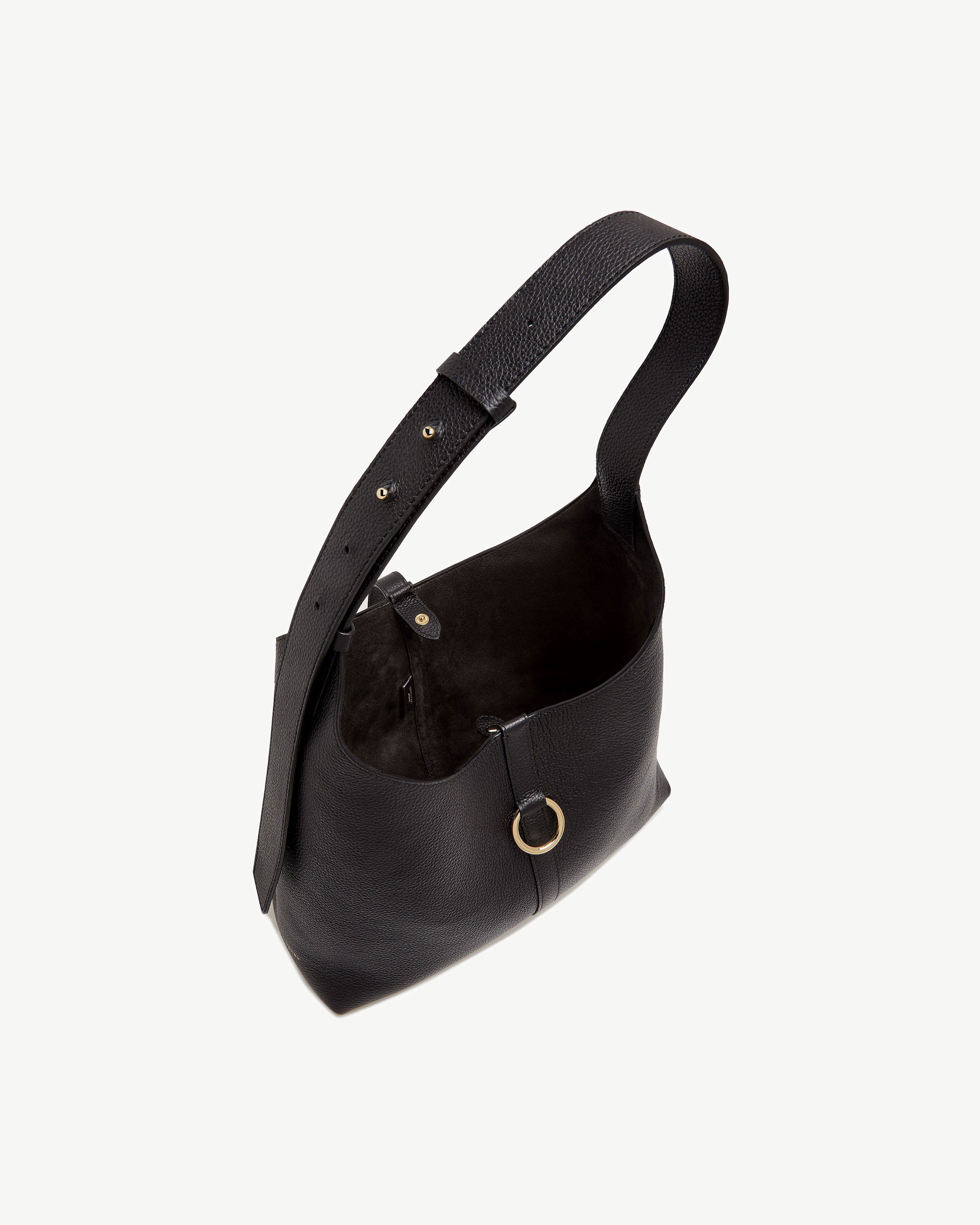 STRATHRERRY Kite Hobo Caramel Kite Hobo Maxi - Tan Suede | Strathberry
