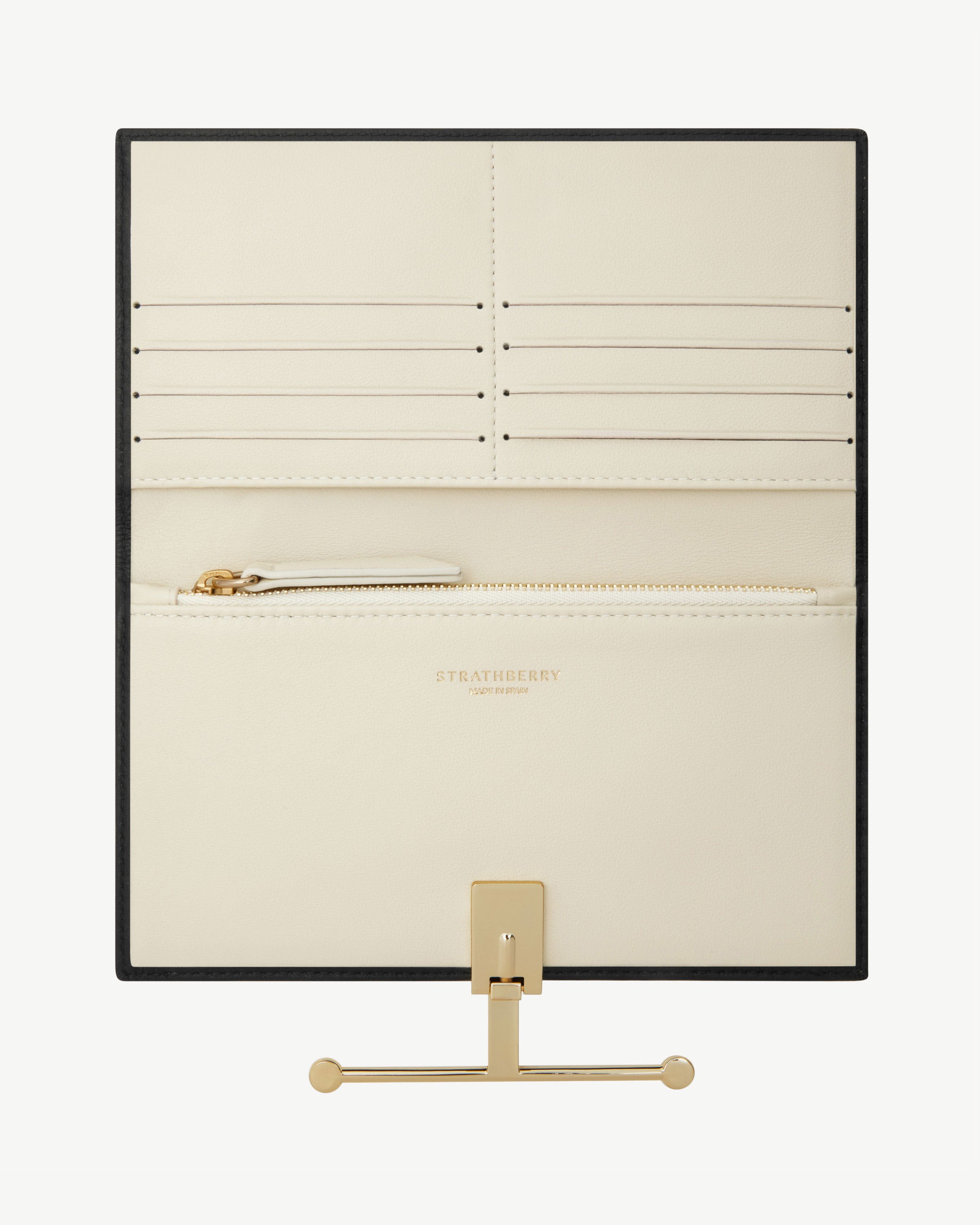 ストラスベリー - Large Melville Street Wallet - Black