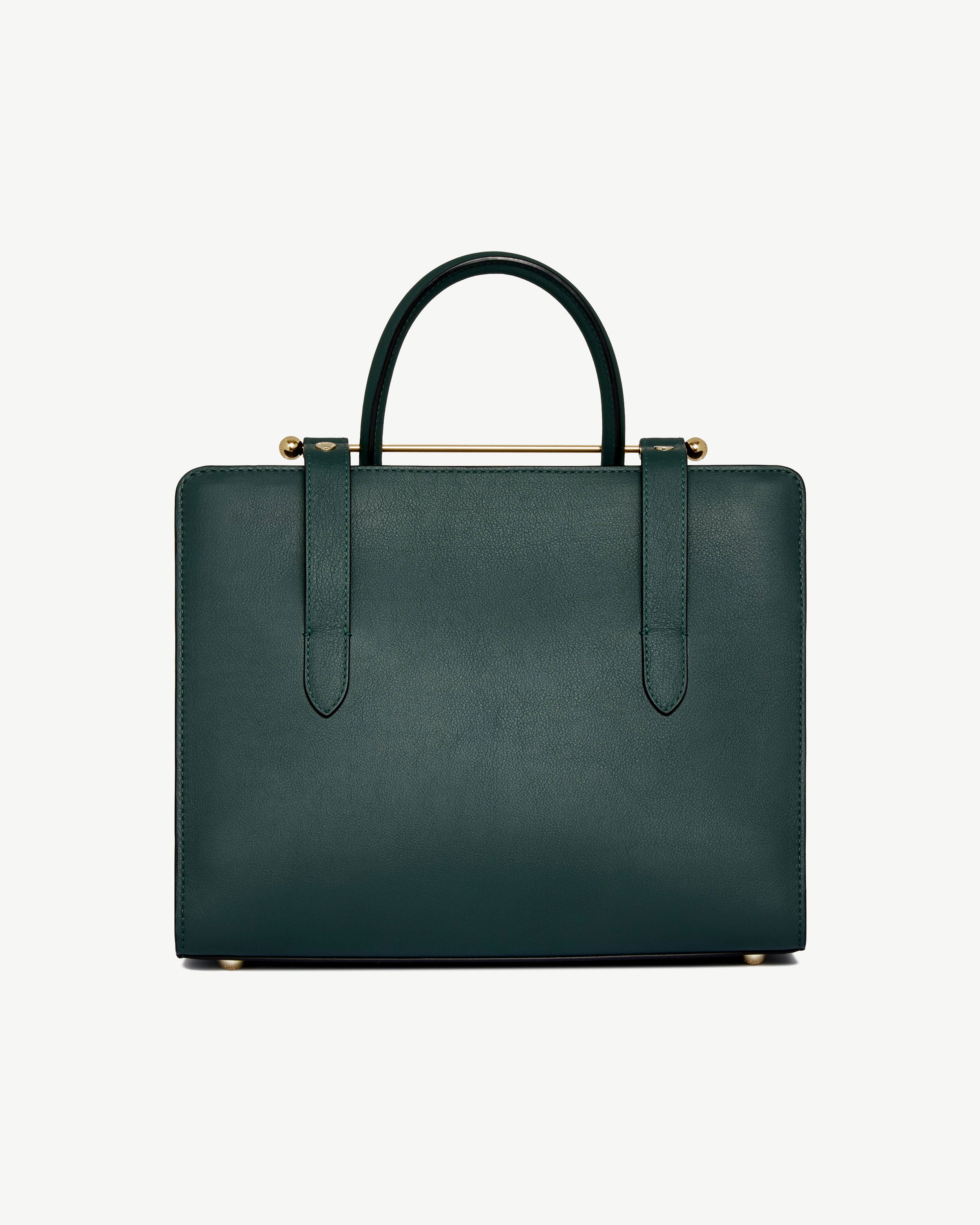 STRATHBERRY MIDI バッグ　ピンクカラー　THE TOTE Strathberry - Midi Tote - Top Handle Leather Tote Bag - Red