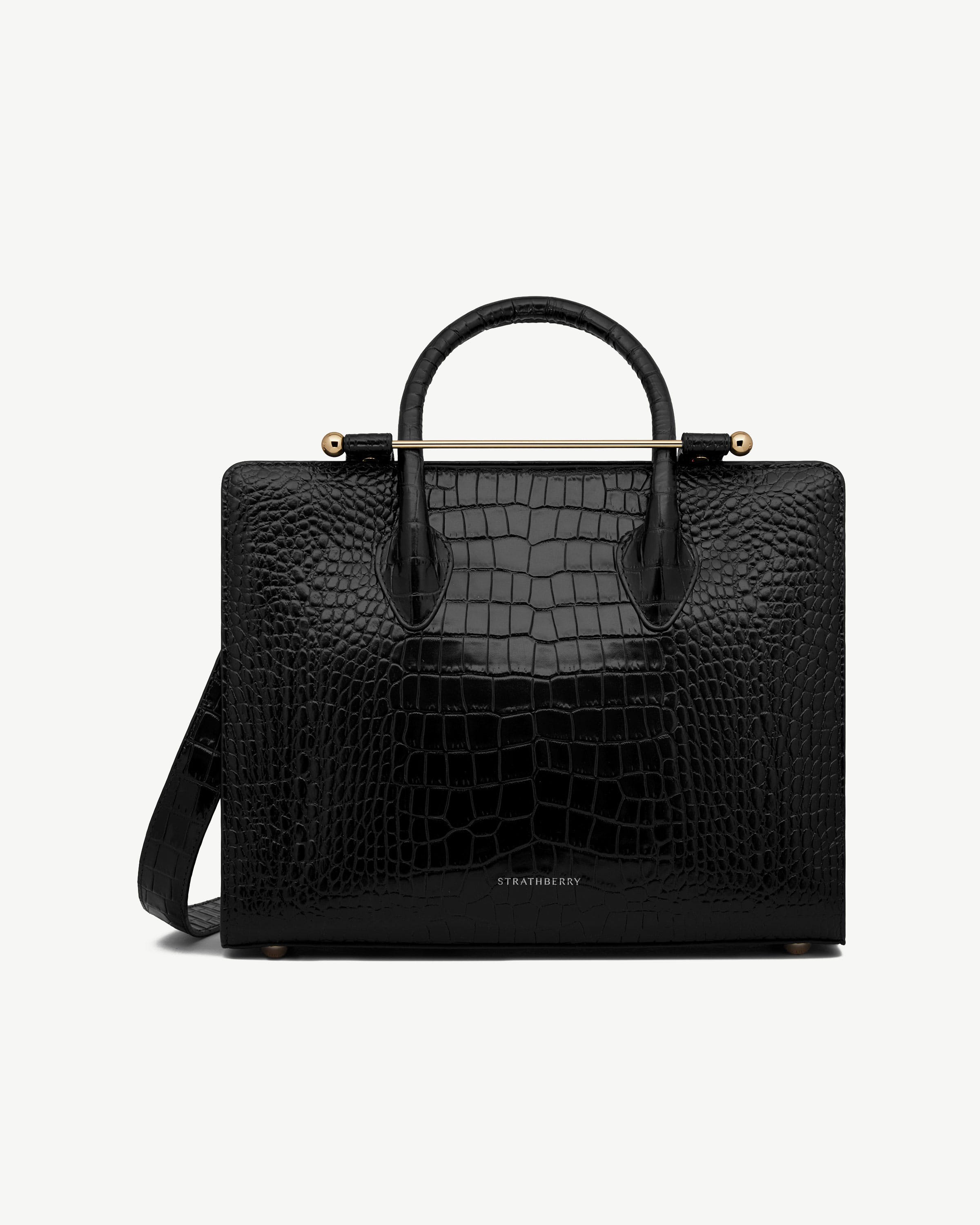 STRATHBERRYストラスベリー　トートバッグ ストラスベリー - Midi Tote - トップハンドルレザートート