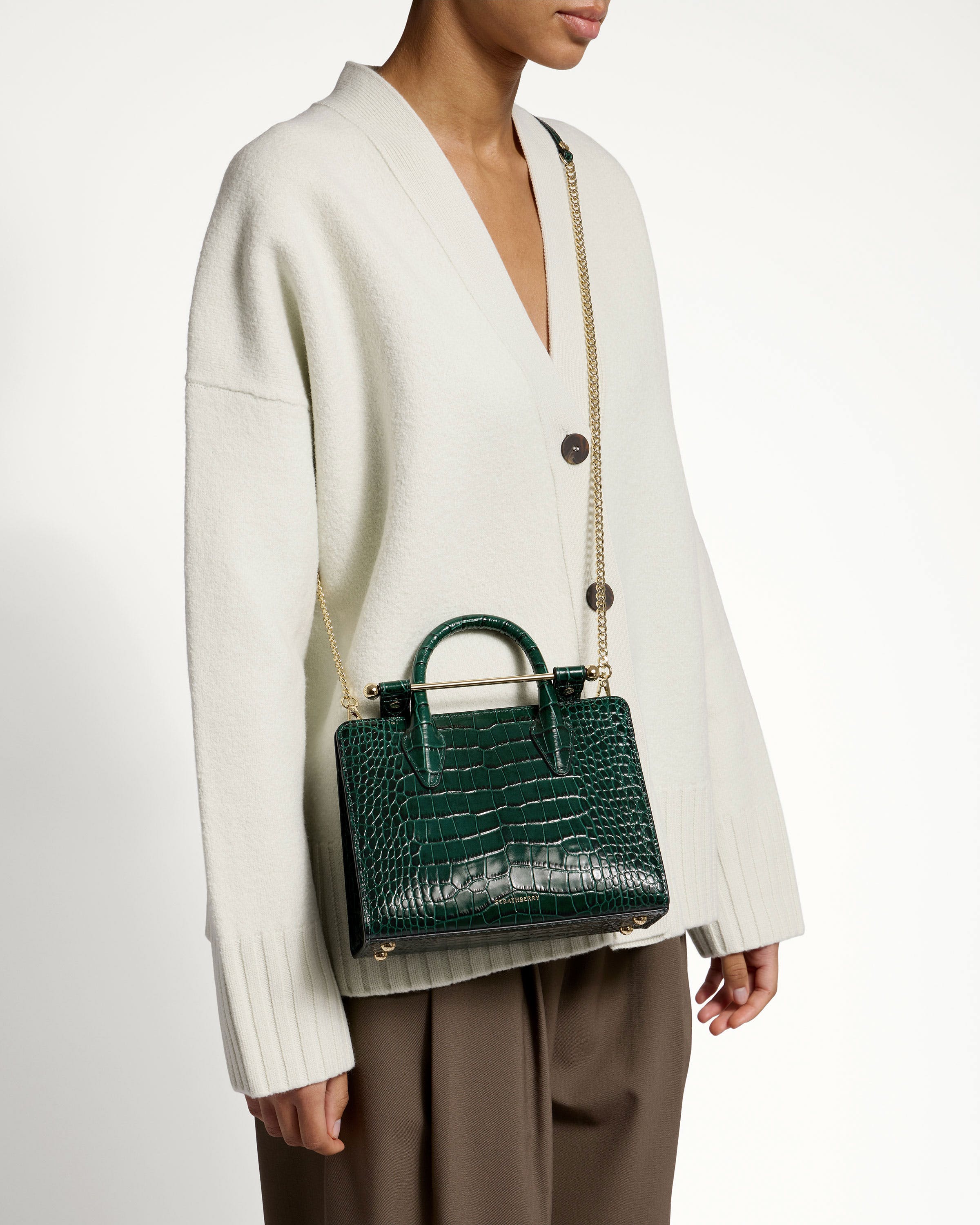 ストラスベリー - Mini Tote - Green | Strathberry 日本 / Japan ストラスベリー - Mini Tote - Green | Strathberry 日本 / Japan