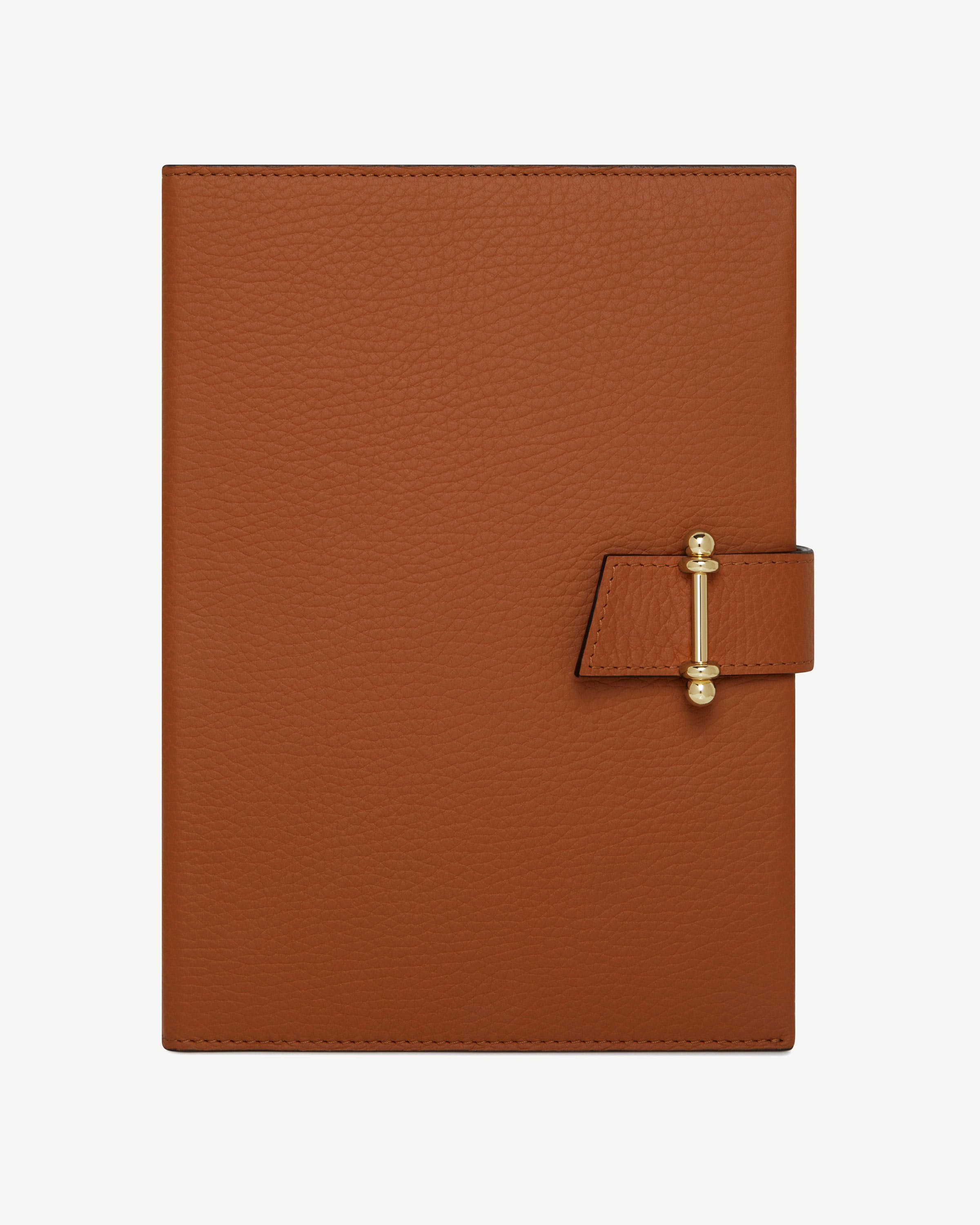 【VINTAGE】Hermès Kaierure Roll Notebook Multrees Notebook - Tan | Strathberry