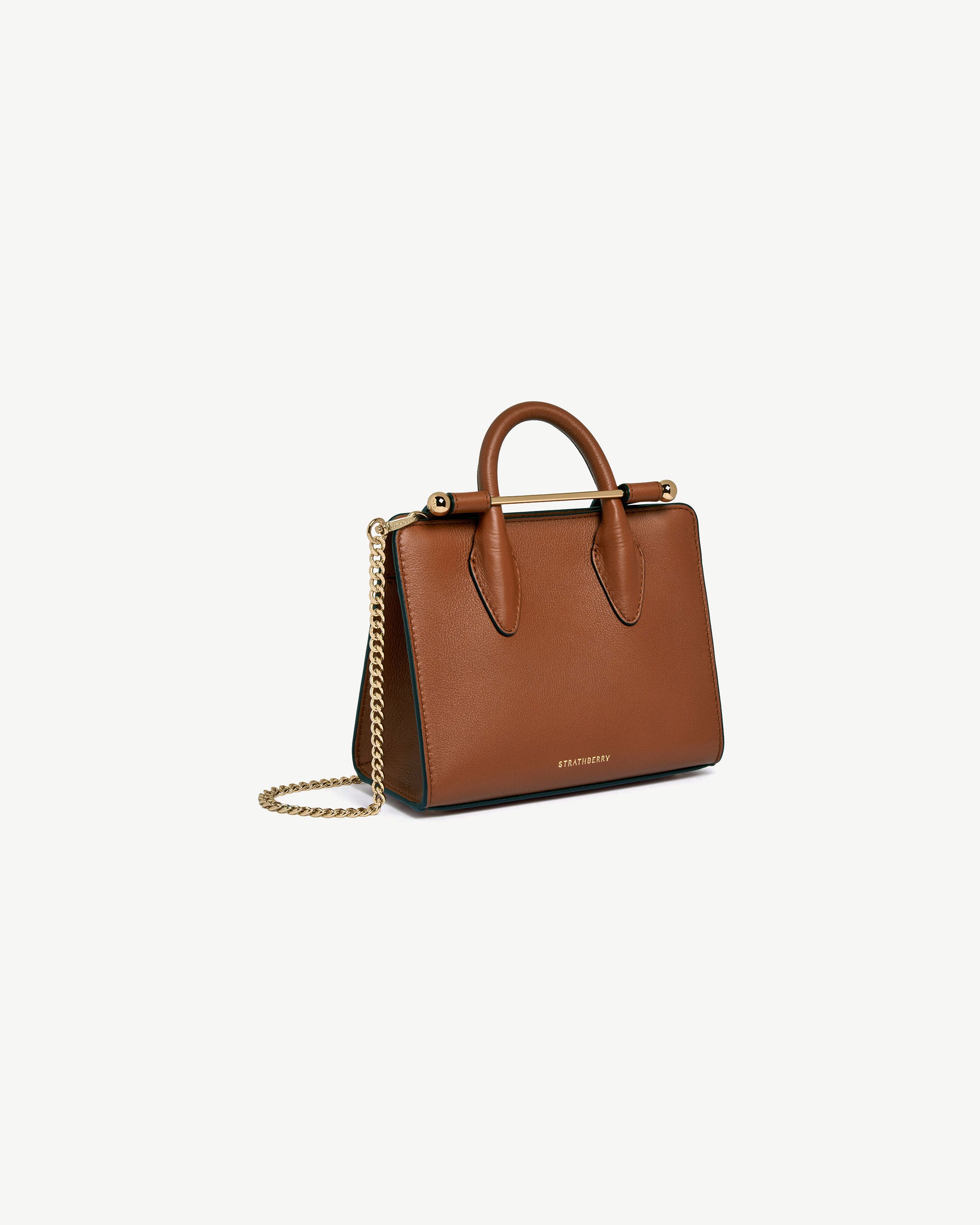 STRATHBERRY Nano Tote ショルダーバッグ 新品未使用 Nano Tote - Chestnut | Strathberry