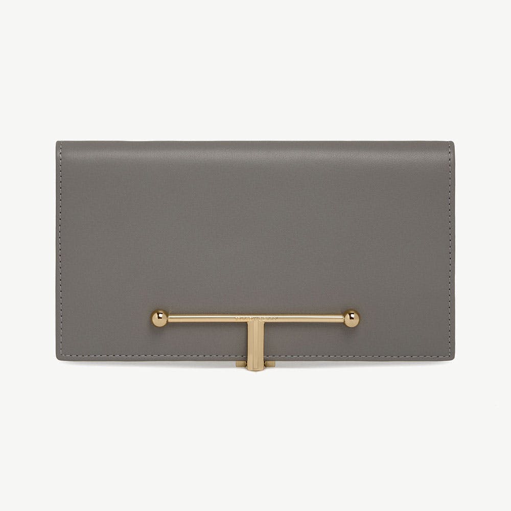 ストラスベリー - Large Melville Street Wallet - グレー