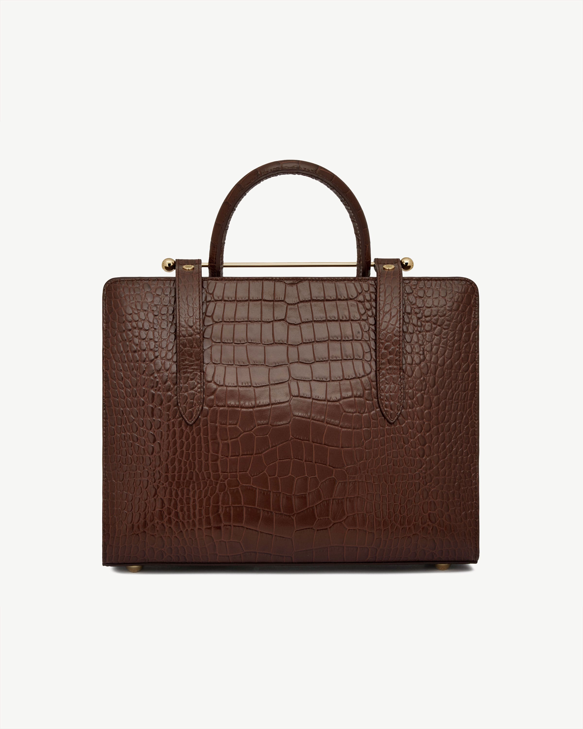 特価！美品STRATHBERRY ブラウン レザー MIDI TOTE Strathberry - Midi Tote - Top Handle Leather Tote Bag - Tan