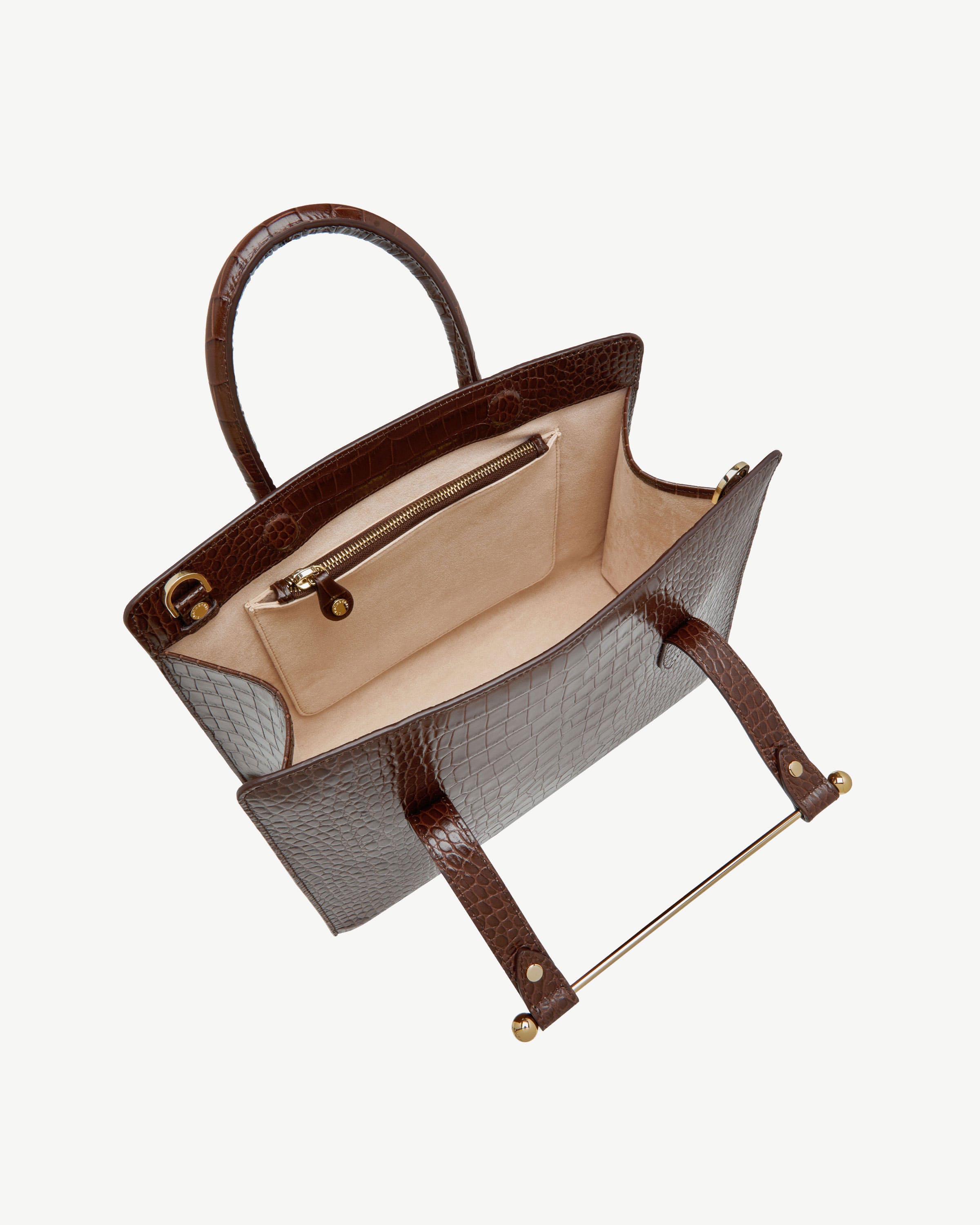 特価！美品STRATHBERRY ブラウン レザー MIDI TOTE Strathberry - Midi Tote - Top Handle Leather Tote Bag - Tan