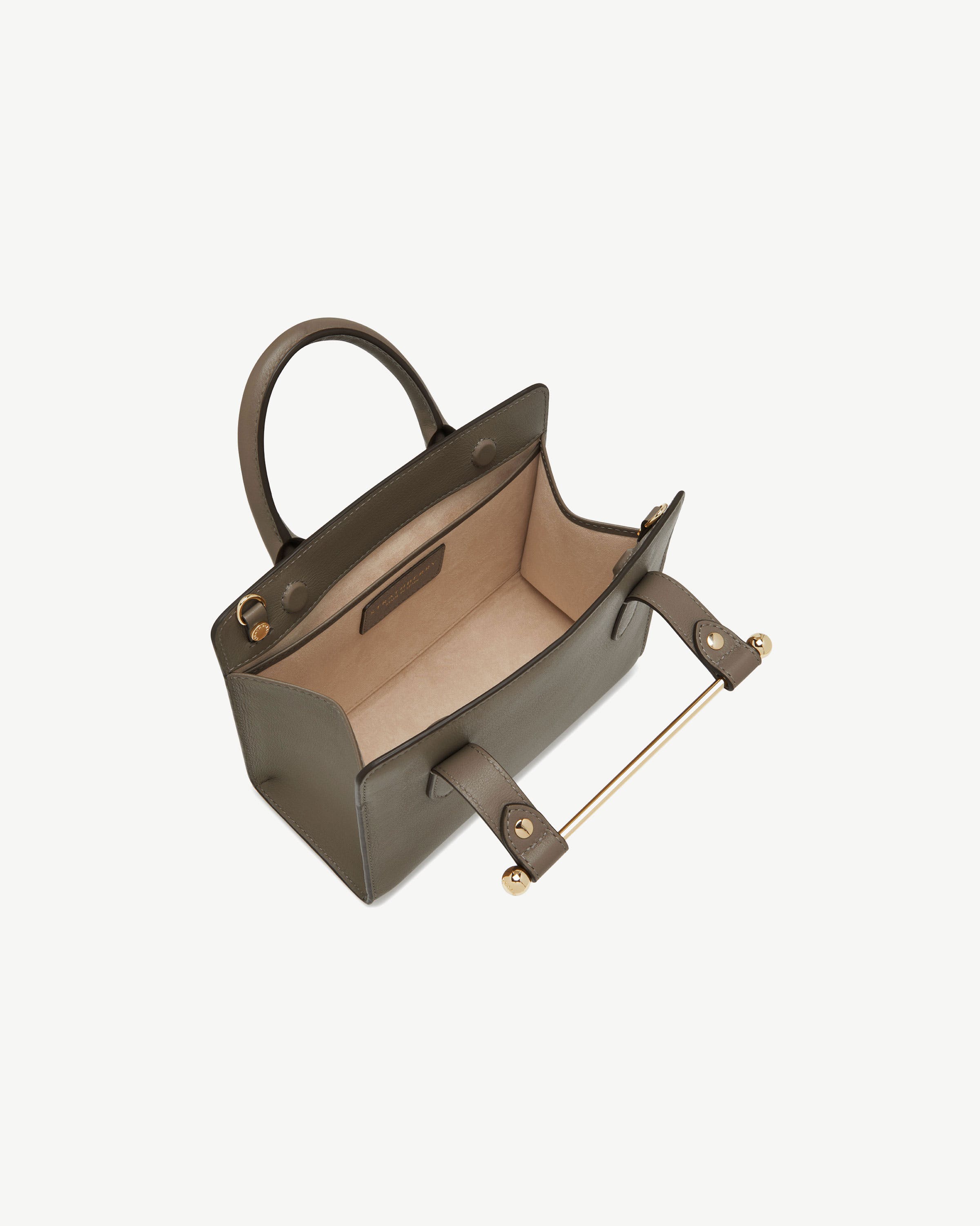 ストラズベリー　ミニトート ストラスベリー - Mini Tote - Grey | Strathberry 日本 / Japan