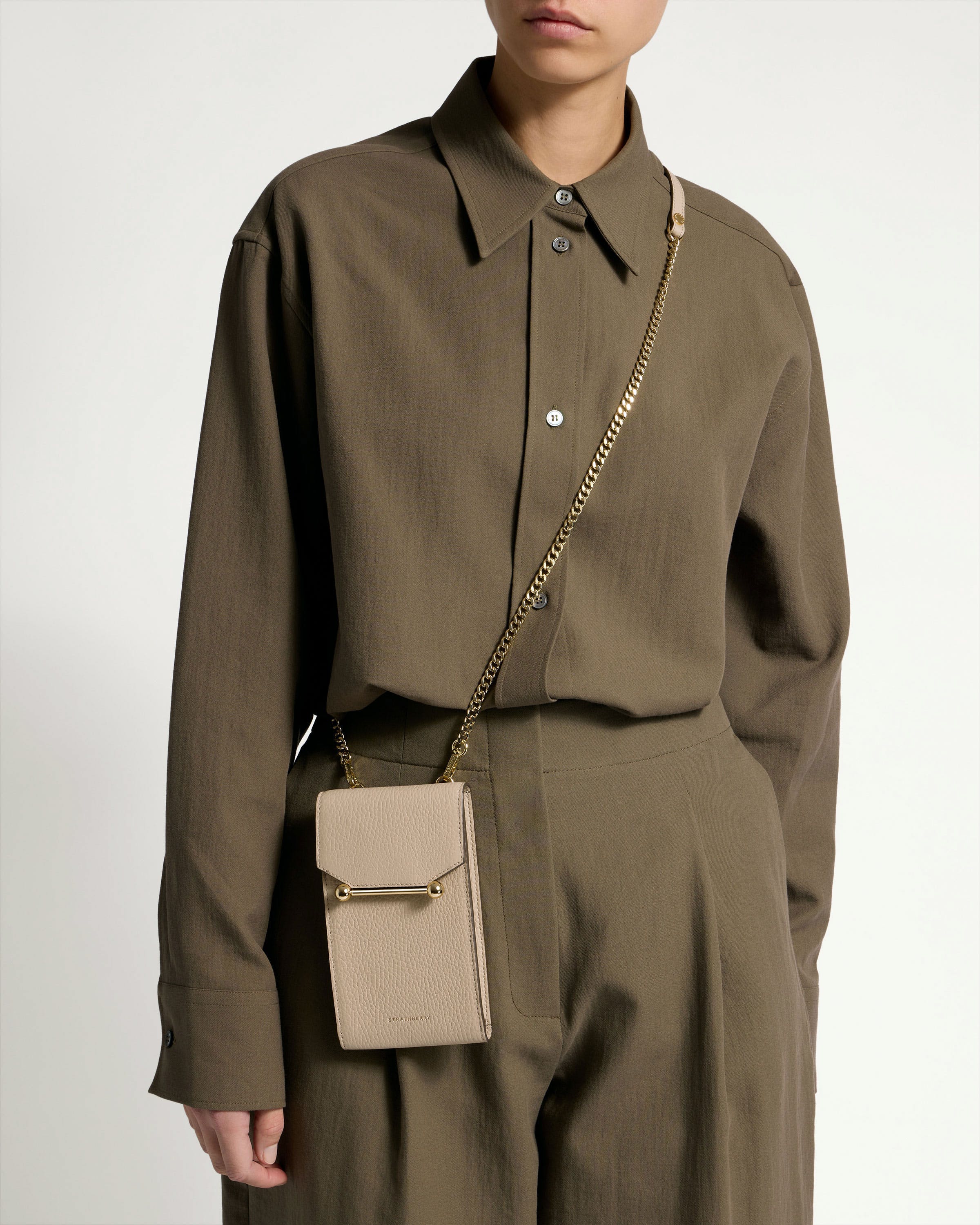 Strathberry - Mosaic Phone Pouch - Neutrals