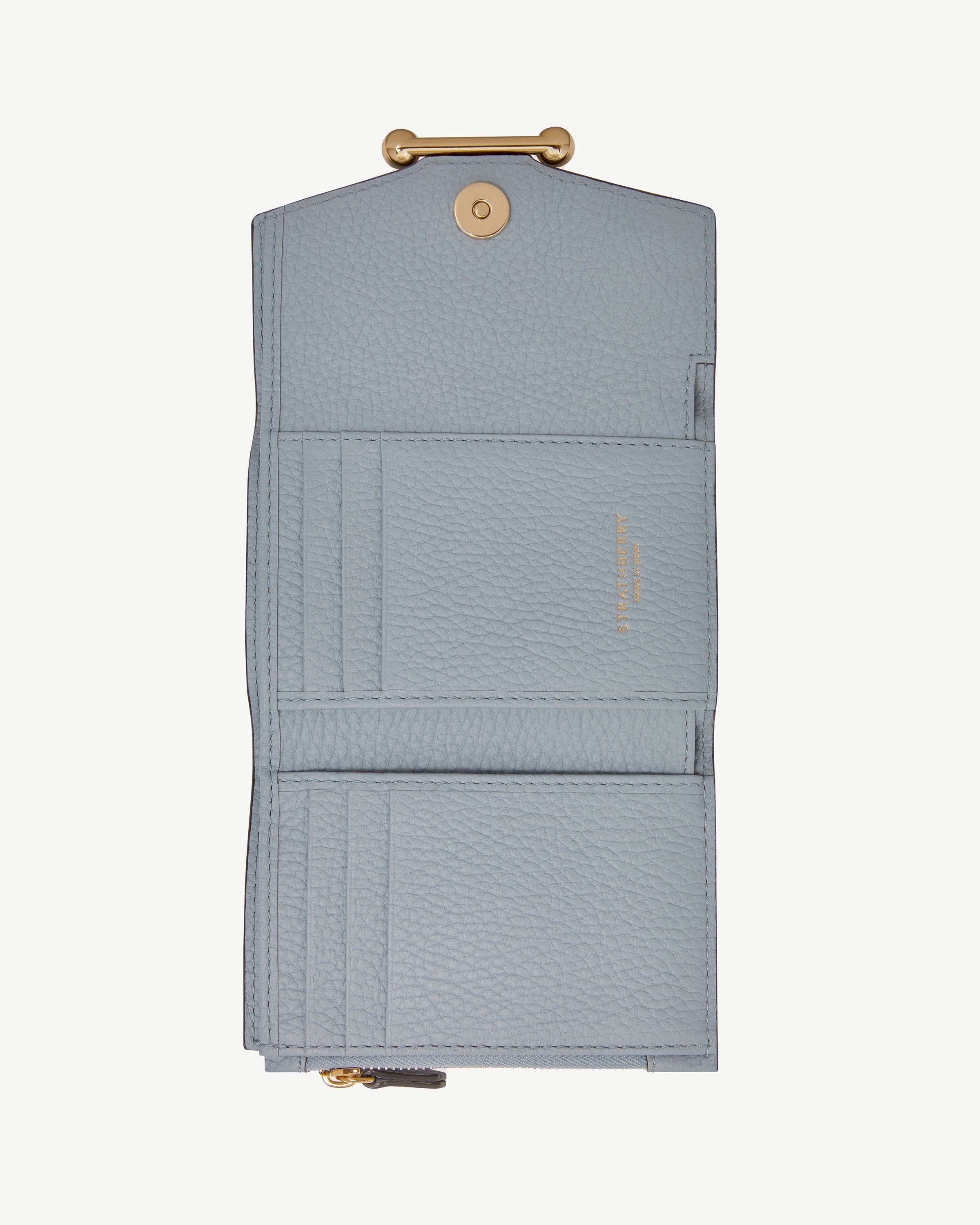 【美品】STRATHBERRY ストラスベリー/二つ折り財布 70028-49-