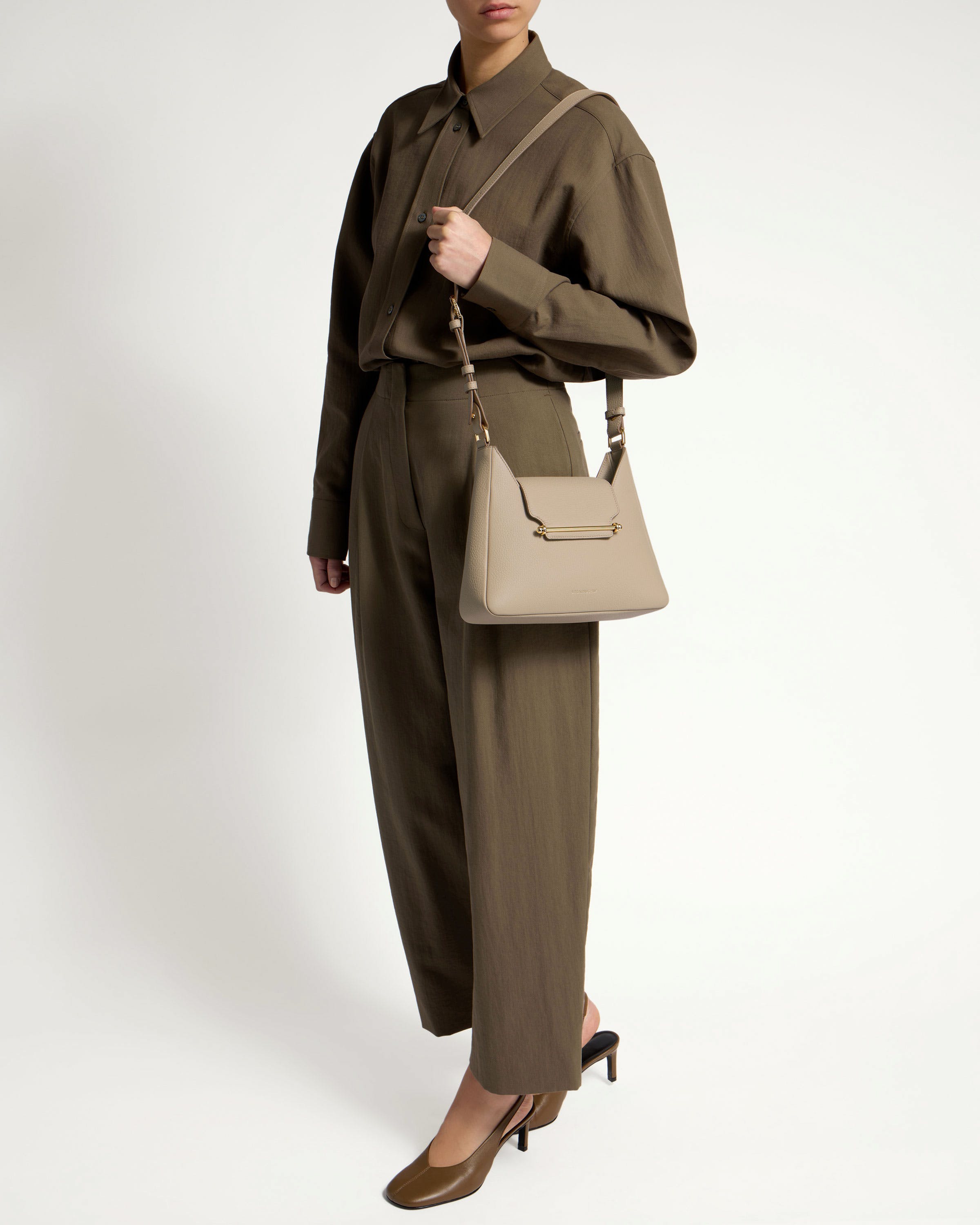 Strathberry - Multrees Hobo - Neutrals Strathberry - Multrees Hobo - Neutrals