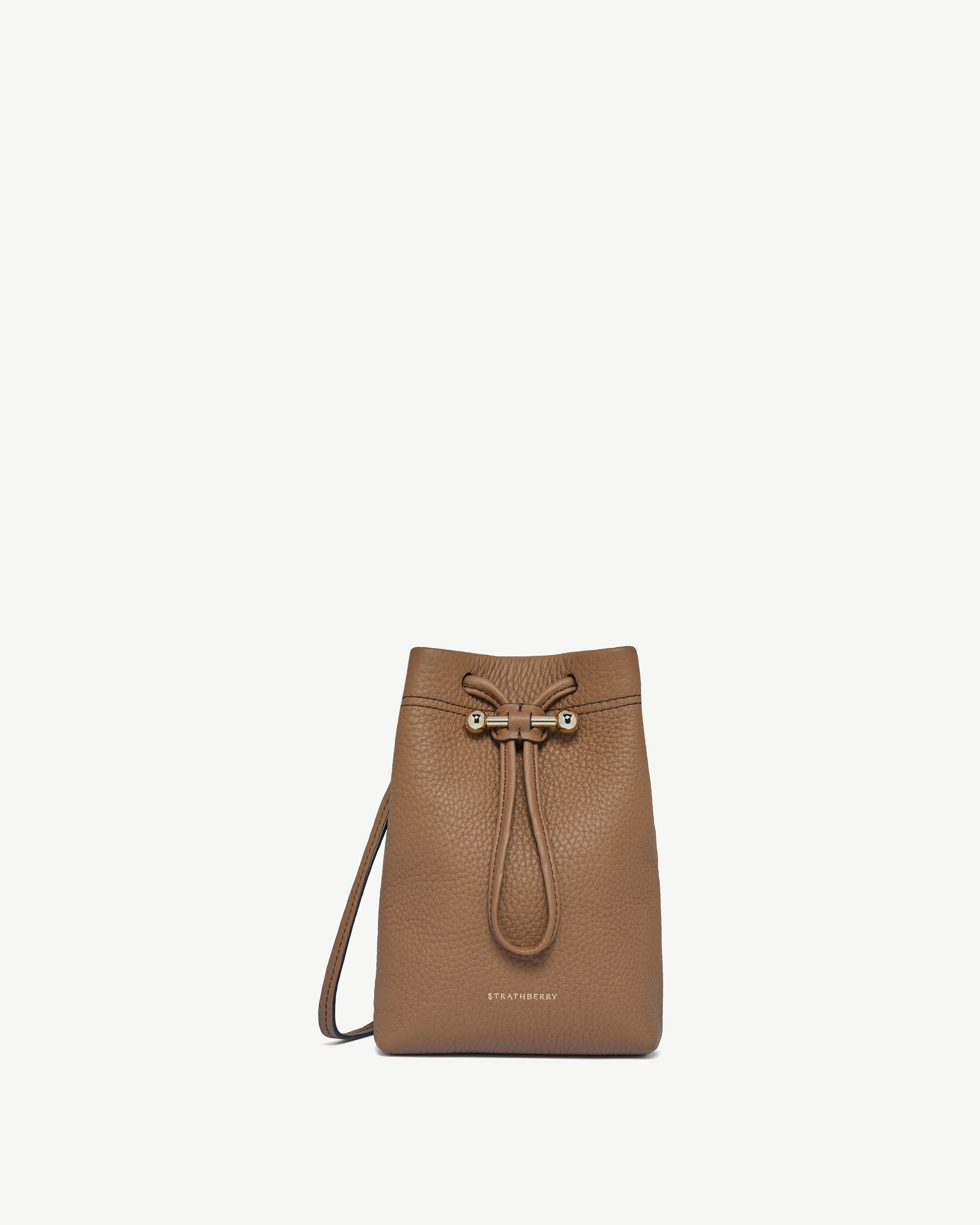 Strathberry - Osette Midi Pouch - Brown