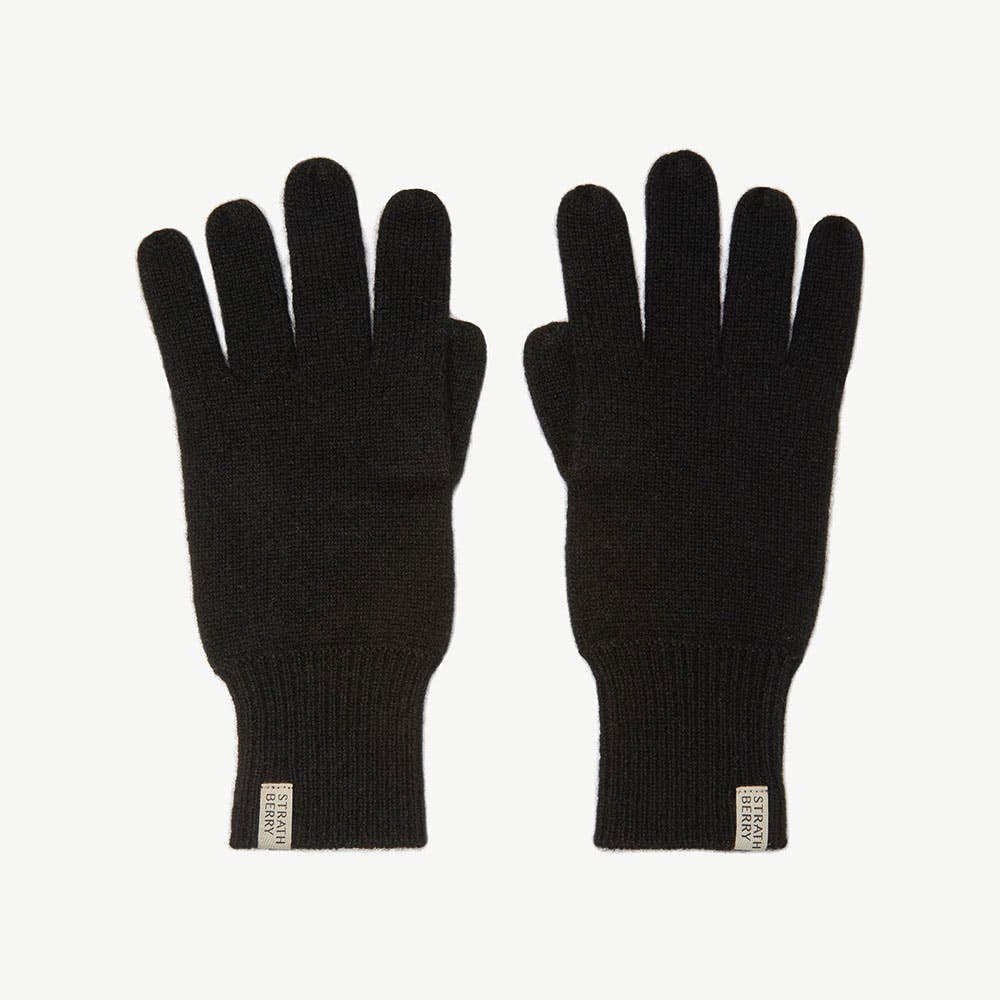 Strathberry - Westray Cashmere Gloves - Black