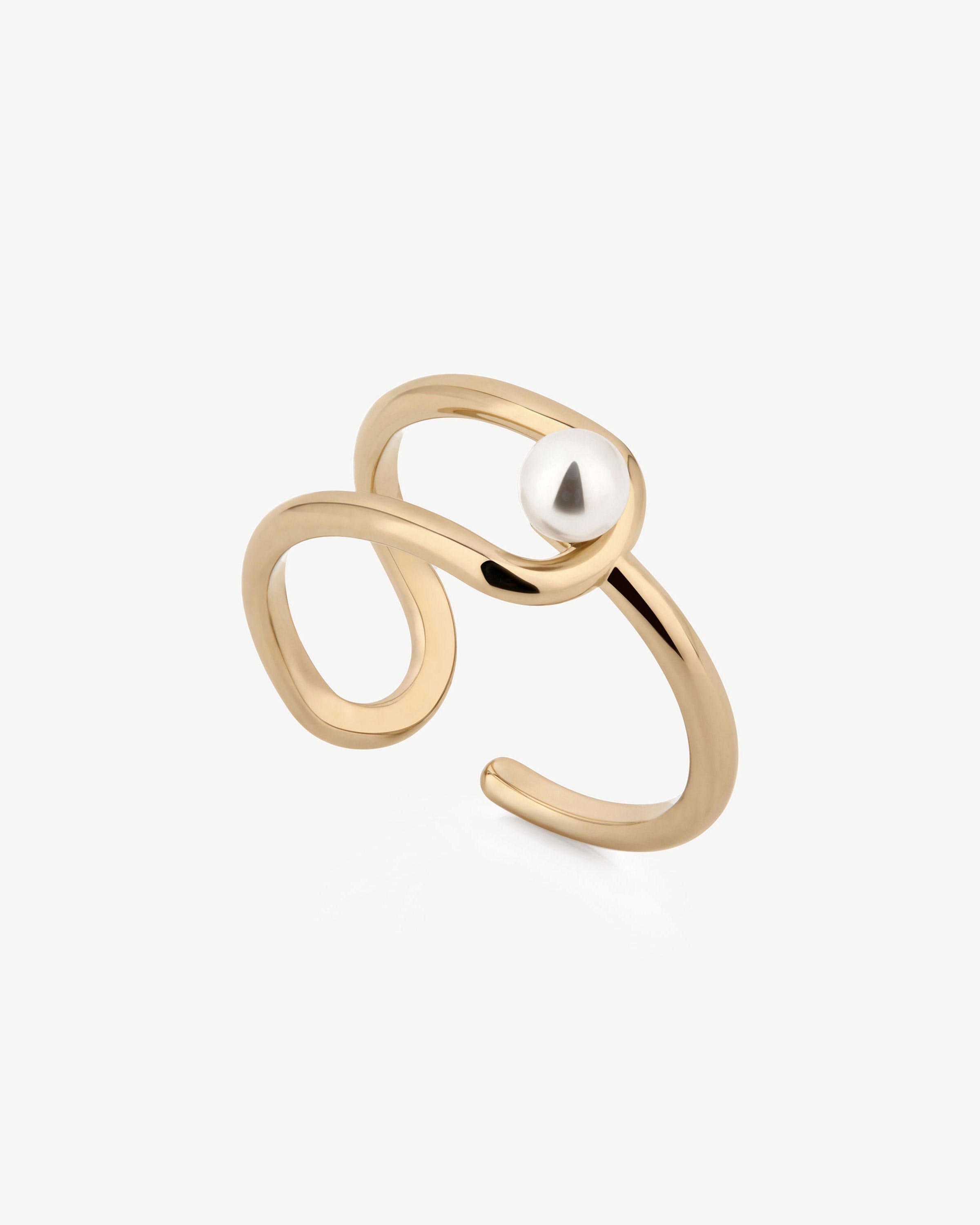 アクセサリー Deuxieme Classe Laaina 18K PEARL RING Deuxieme Classe（ドゥーズィエムクラス）の「【Laaina/ラアイナ】18K