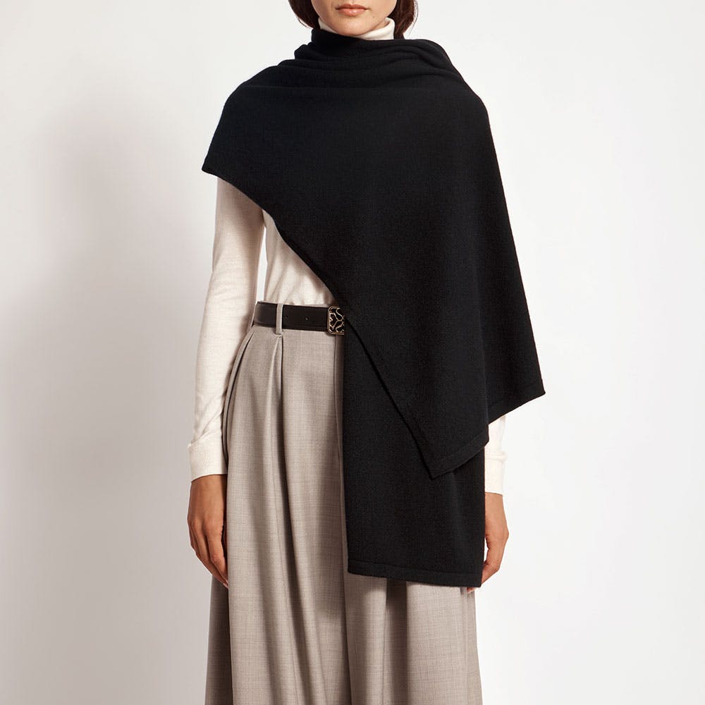 PRY シュウト MTR Cashmere Stole BLACK MTR Cashmere Stole [black] – PRY