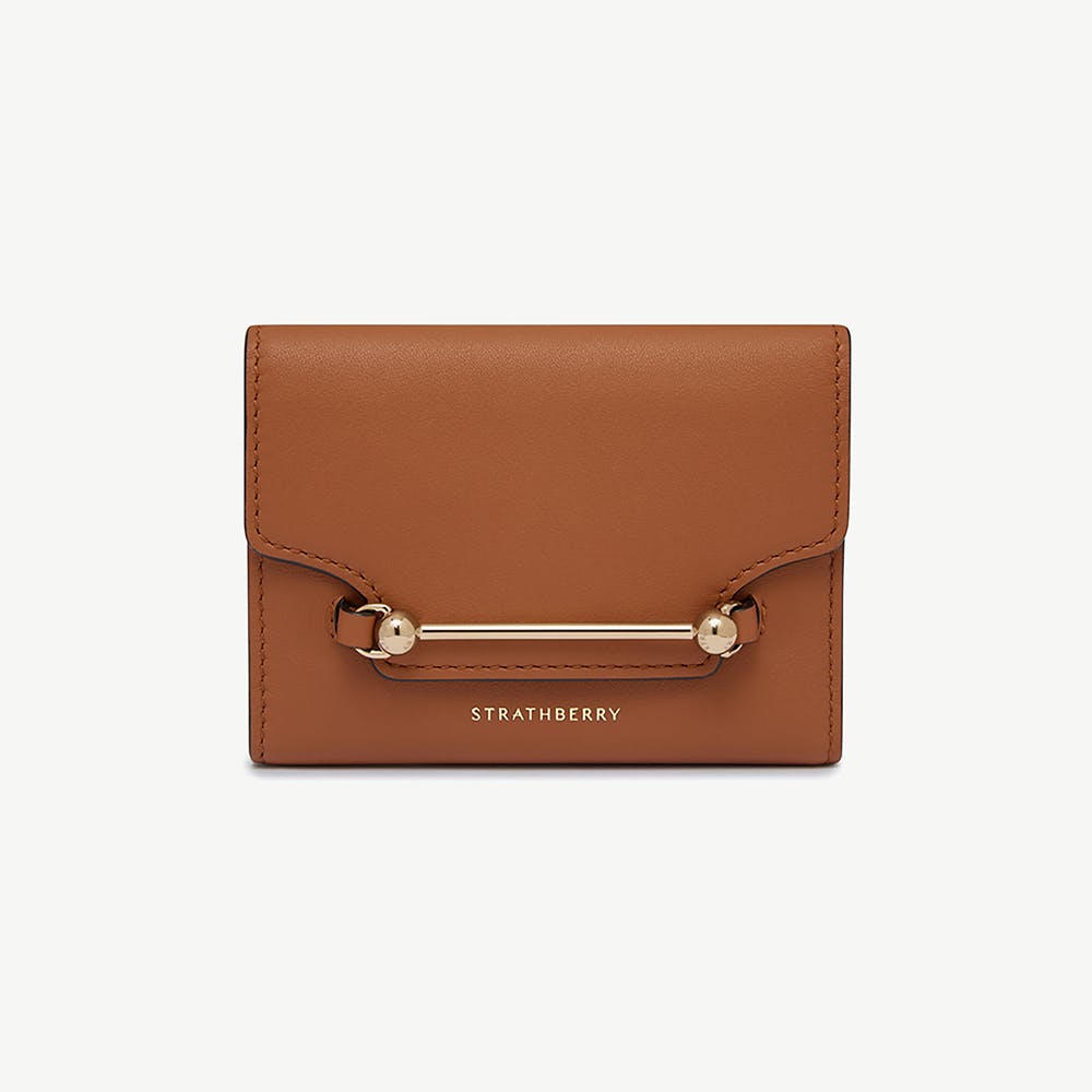 Multrees Trifold Wallet - Chestnut | Strathberry