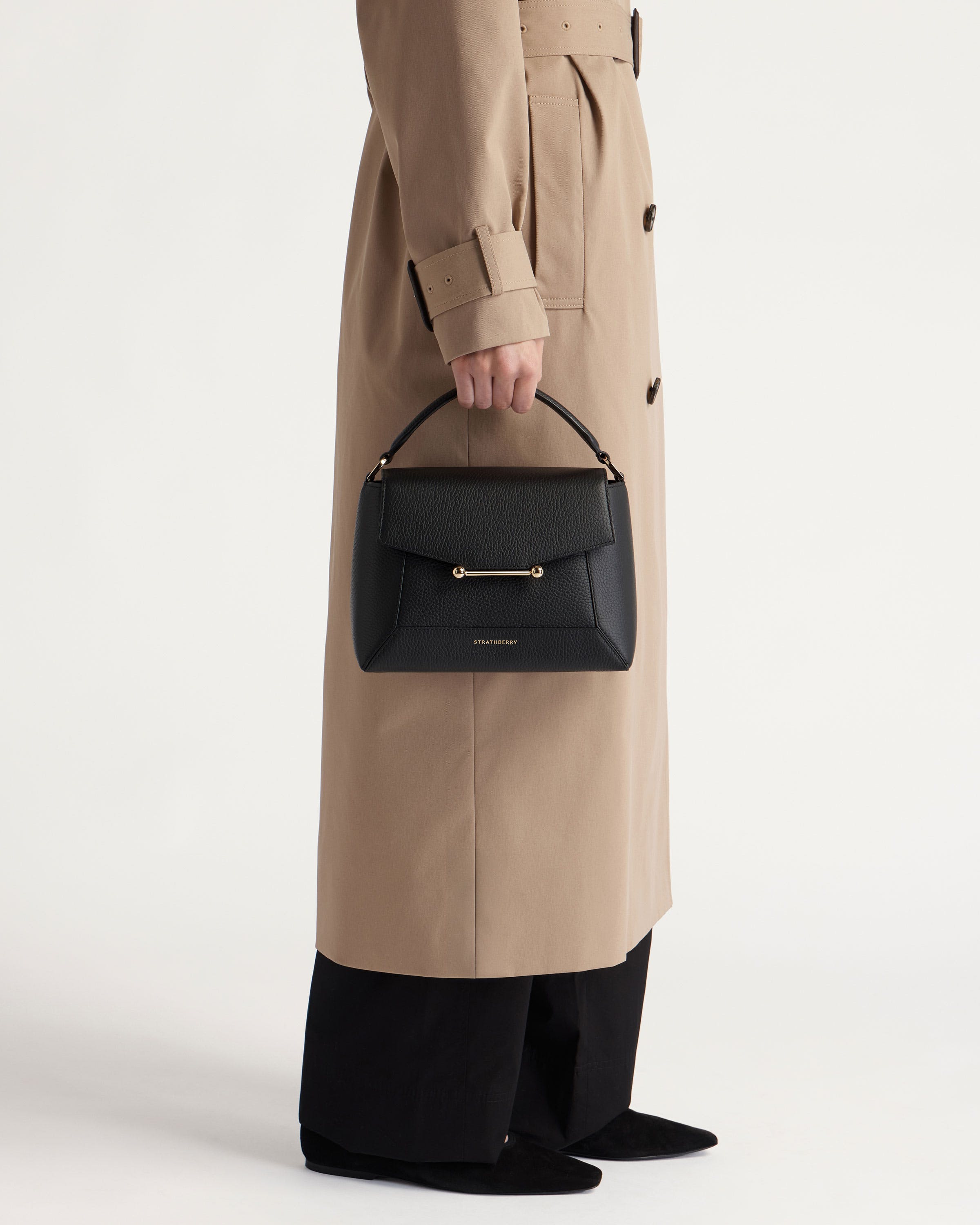 Strathberry - Mosaic Bag - Grey / Taupe