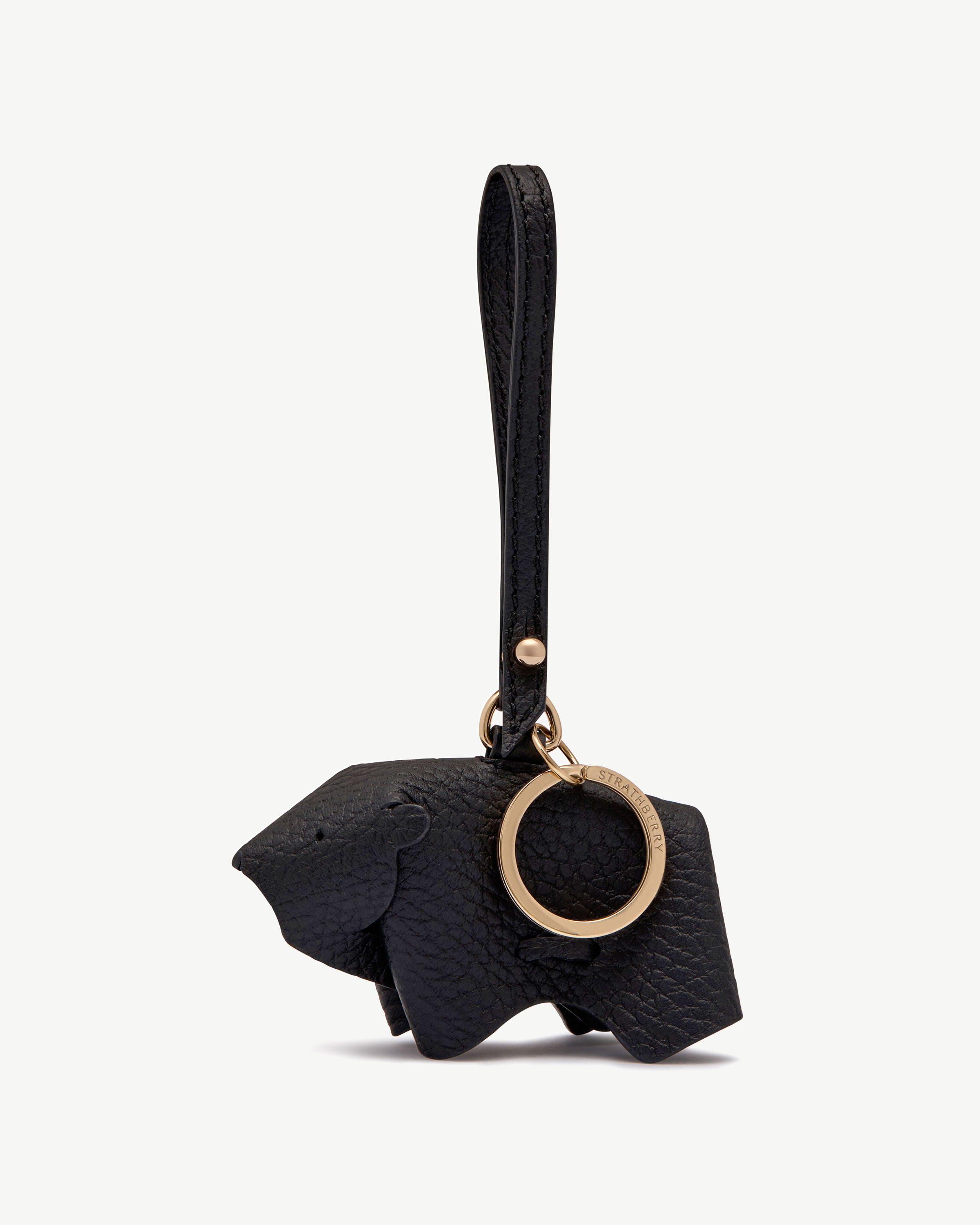 Bag Charm - Bear Black | Strathberry