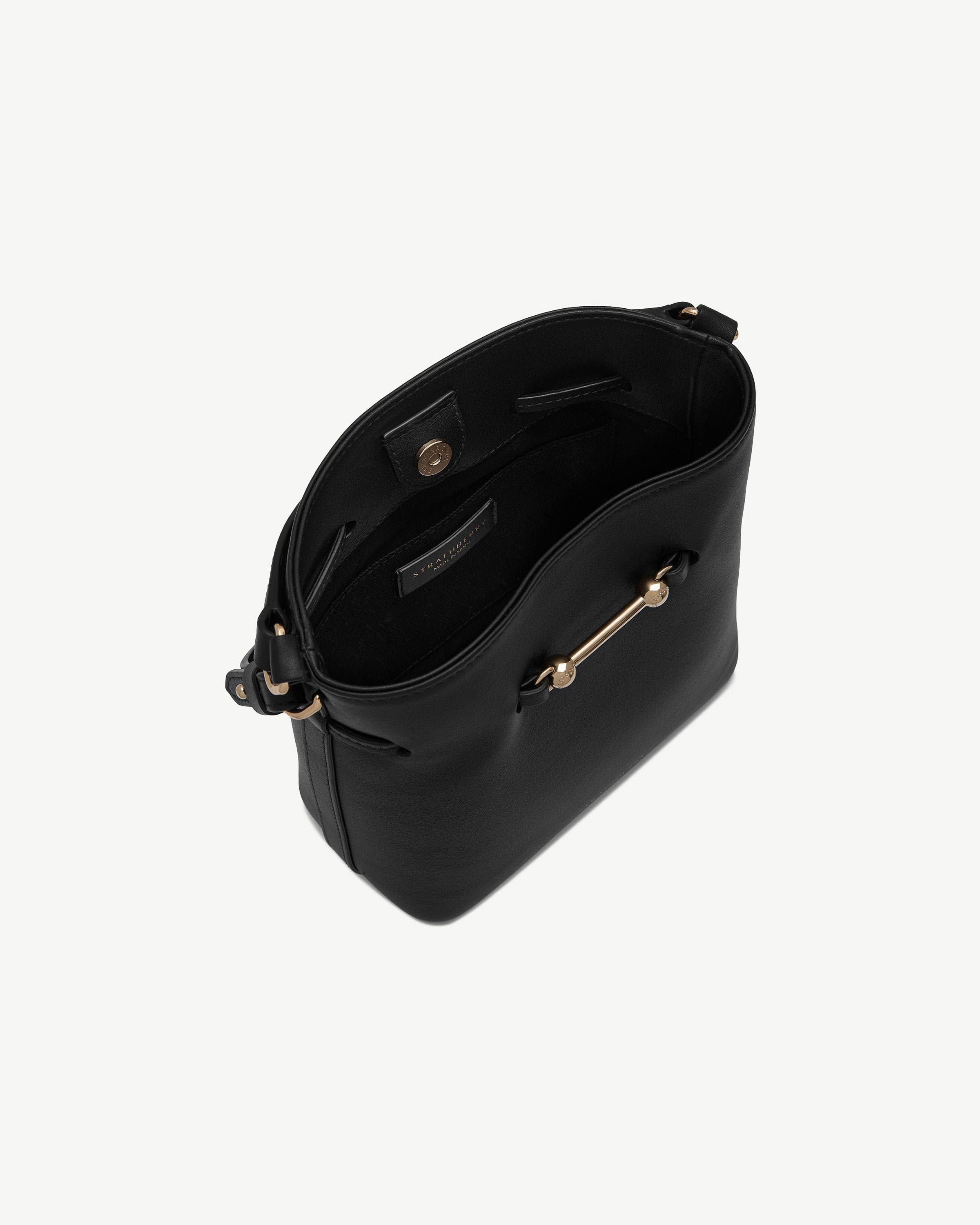 Corda Bucket Mini - Black | Strathberry