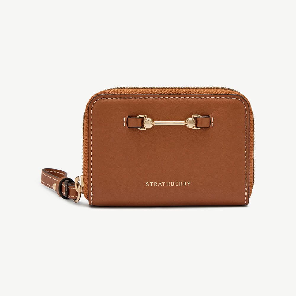 Corda Zip Around Wallet - Chestnut | Strathberry