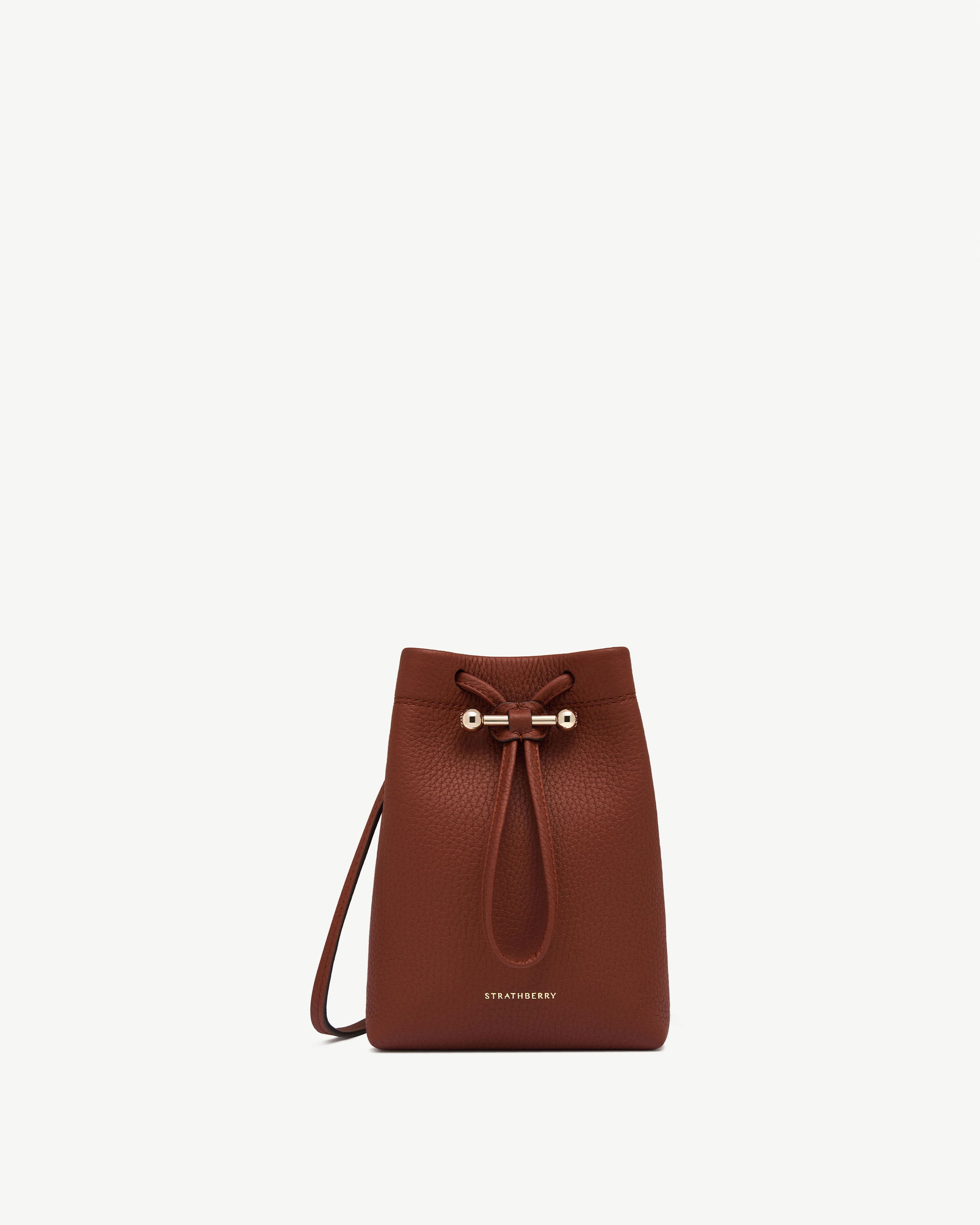 Osette Midi Pouch - Walnut | Strathberry