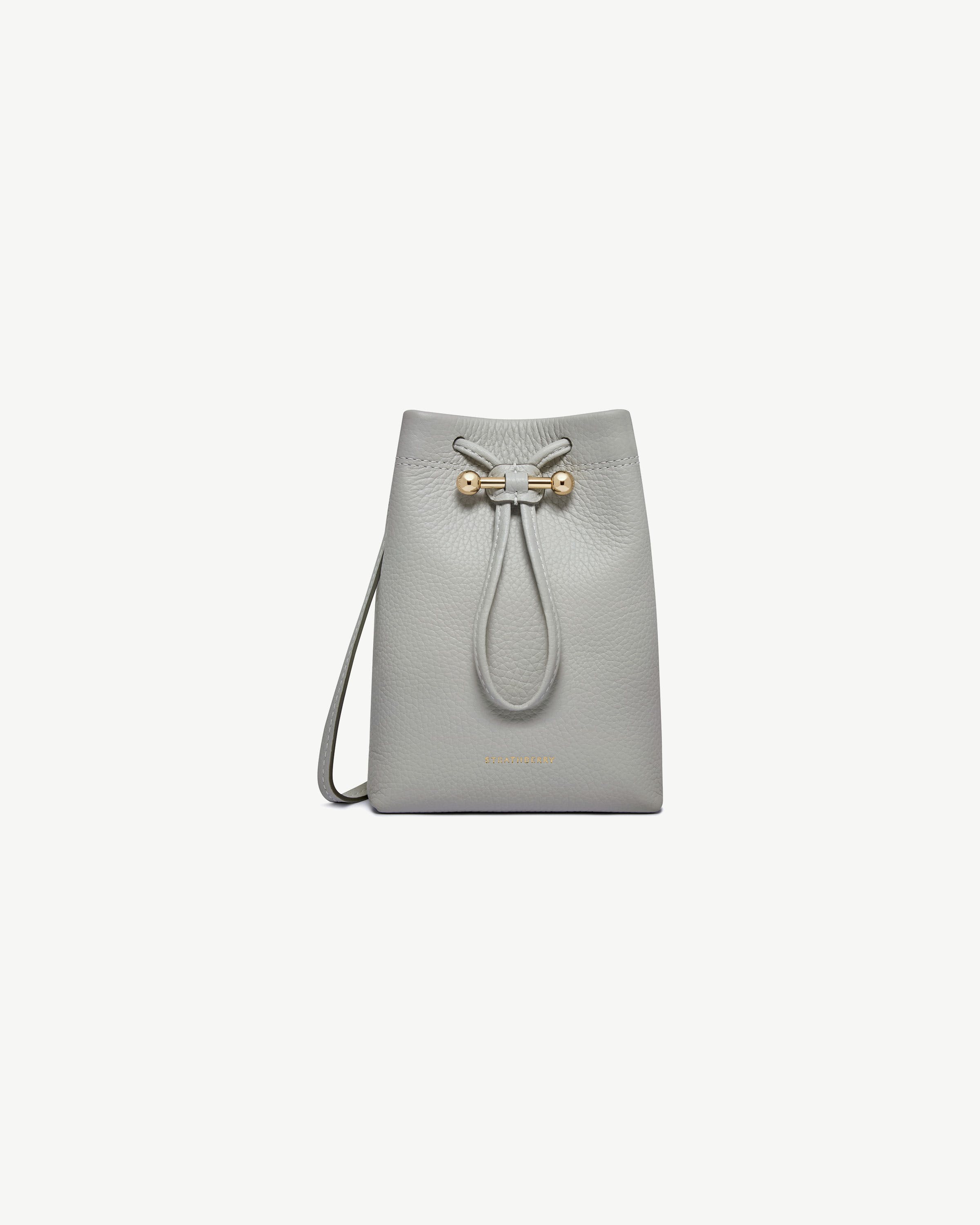 Osette Midi Pouch - Marble Grey | Strathberry