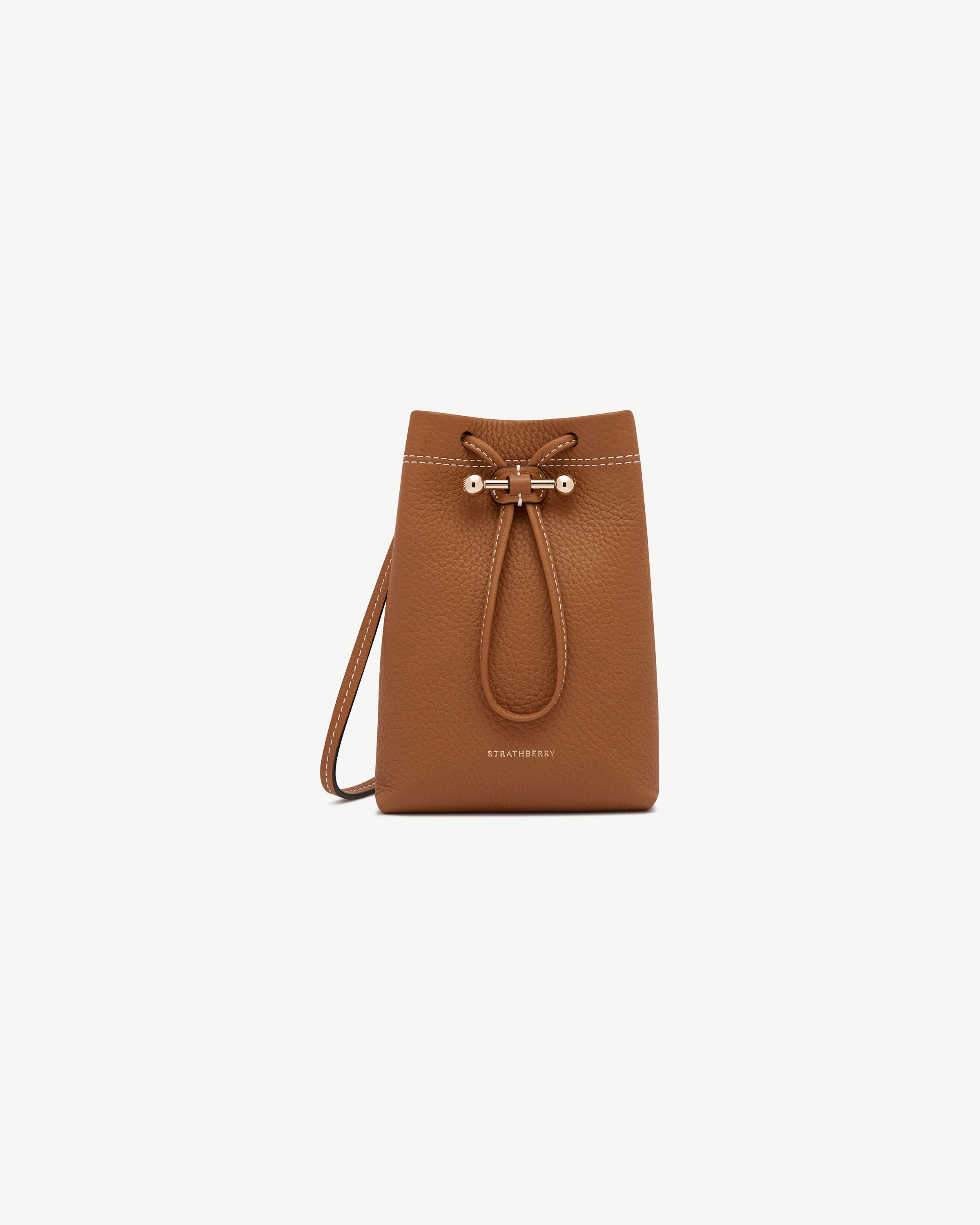 Osette Midi Pouch - Tan | Strathberry