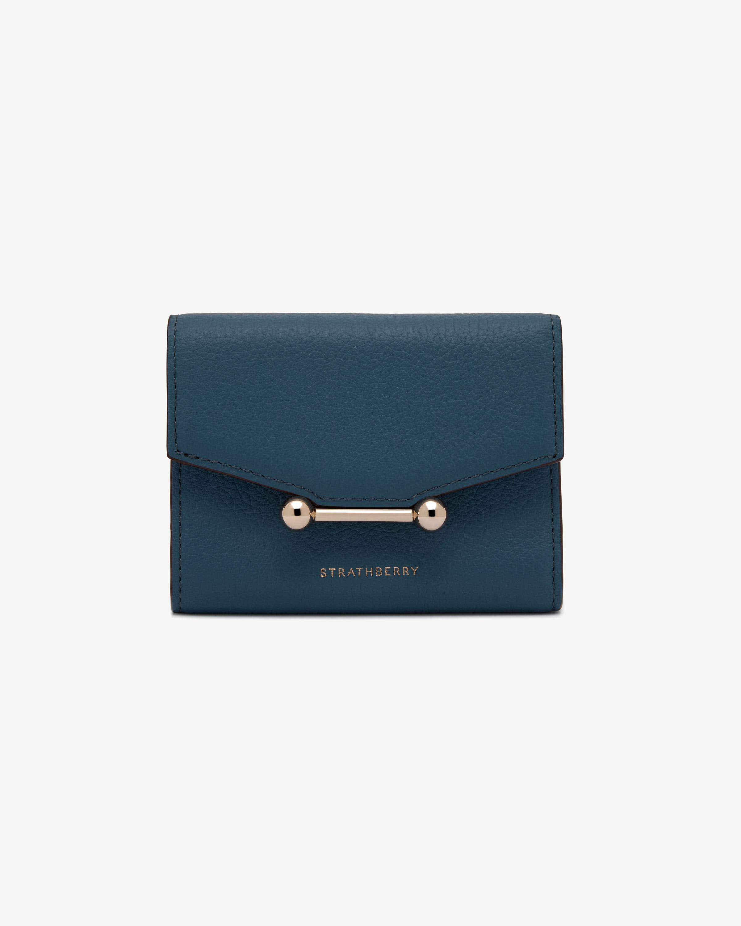 Mosaic Trifold Wallet - Loch Blue | Strathberry