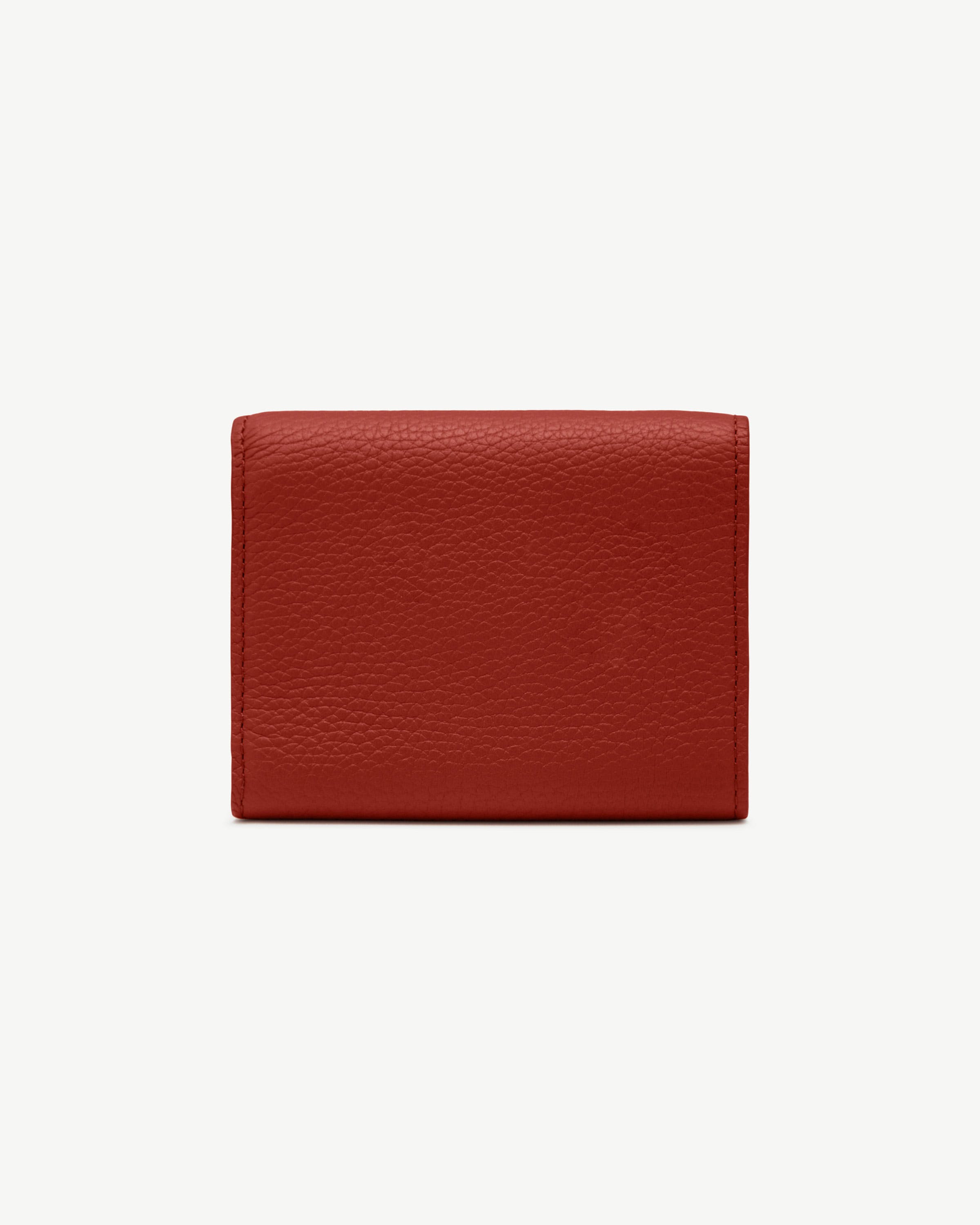 hazama Rock 'n' roll leather wallet 赤 Mosaic Trifold Wallet - Levanto Red | Strathberry