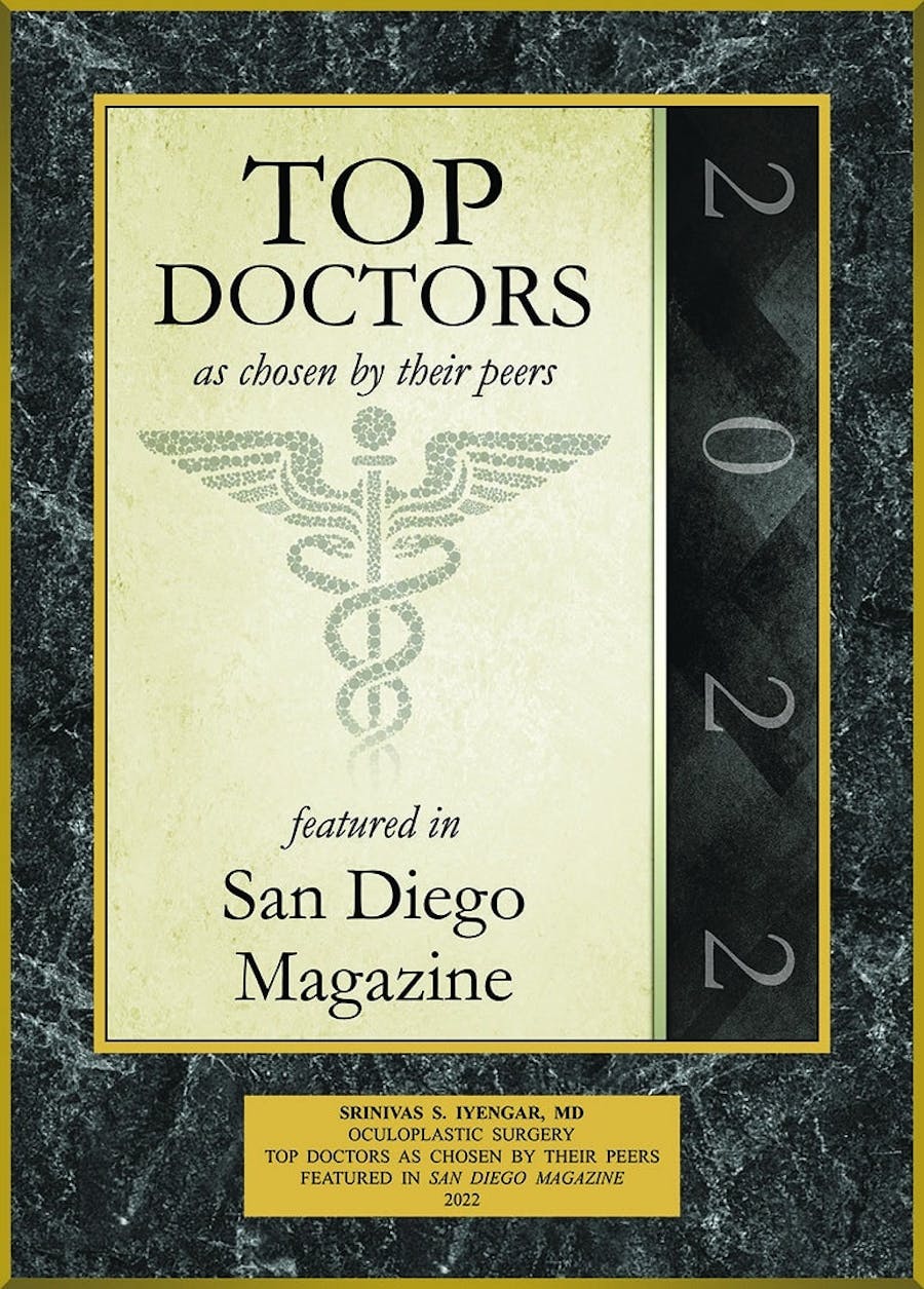 Top doctors as chosen by their peers award