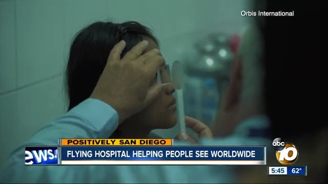 San Diego doctor boards flying eye hospital to help patients in need