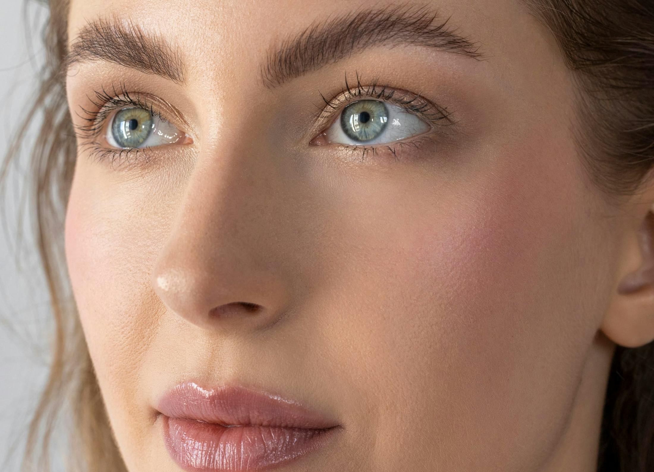 woman with blue eyes