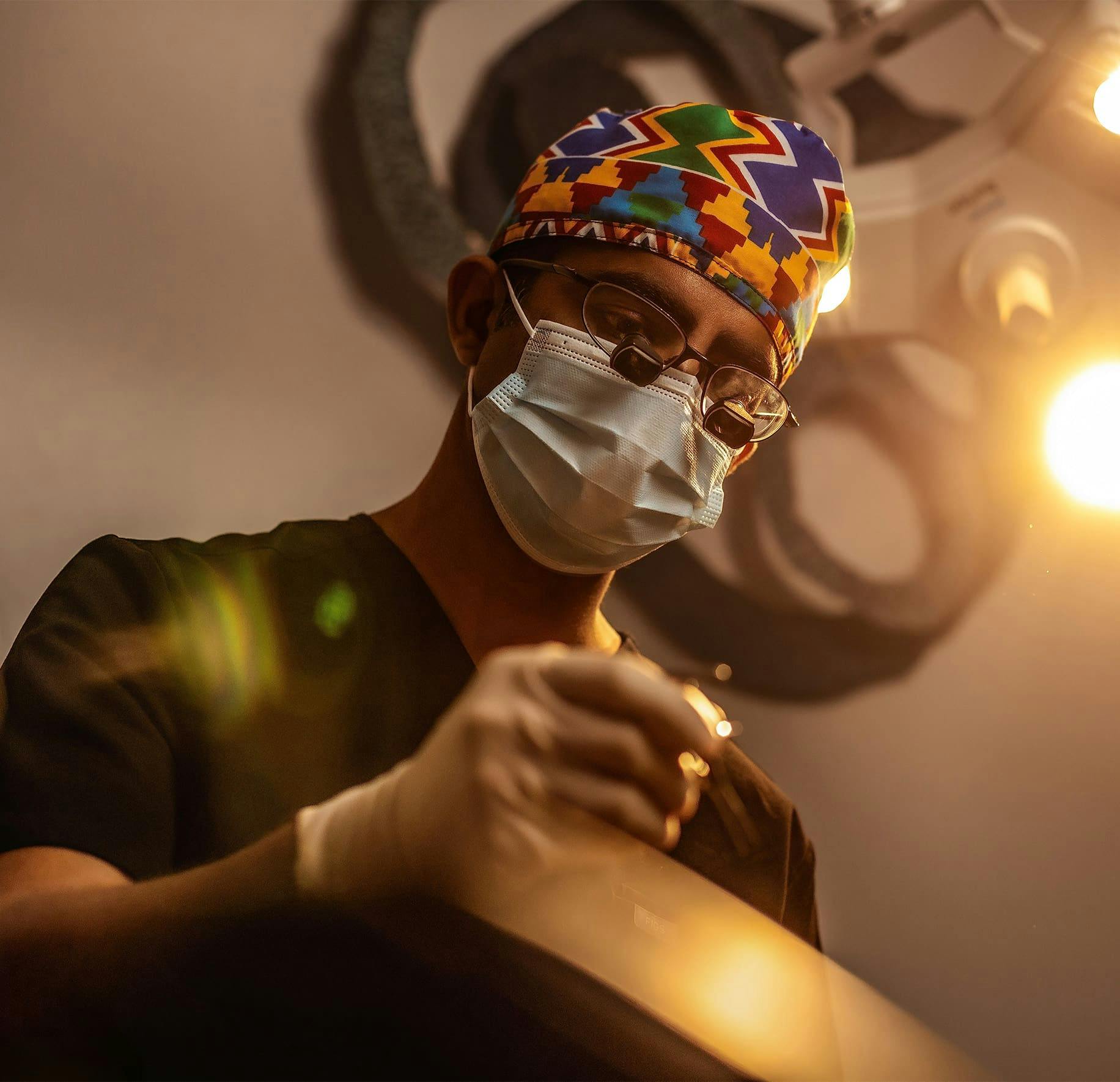 Dr. Iyengar in professional attire