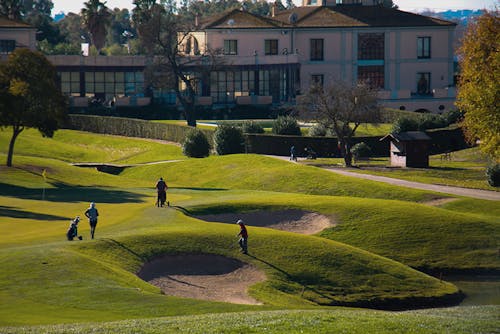 The golf course of the Marco Simone Golf Club