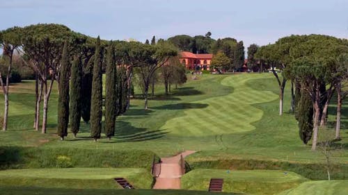 The golf course of the Acquasanta Golf Club 