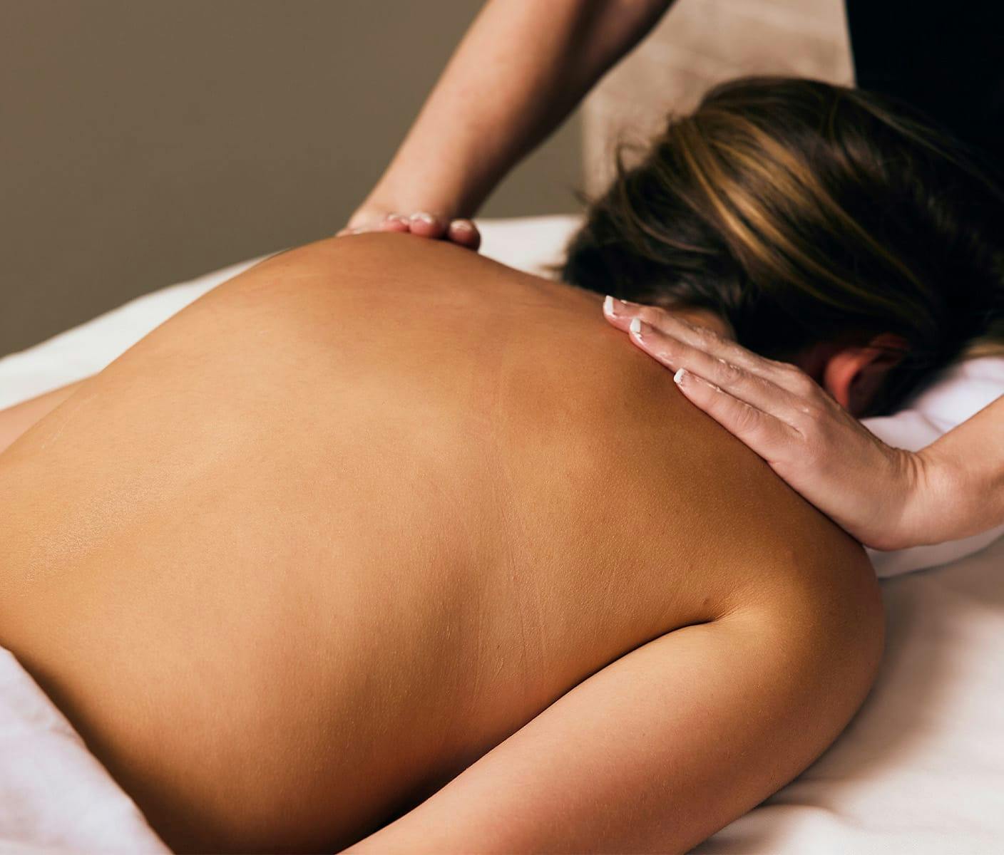 patient getting a massage