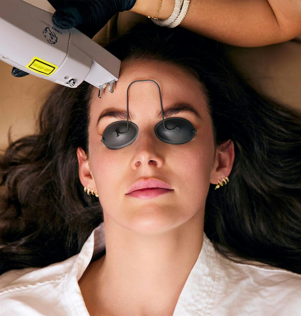 woman getting an IPL treatment