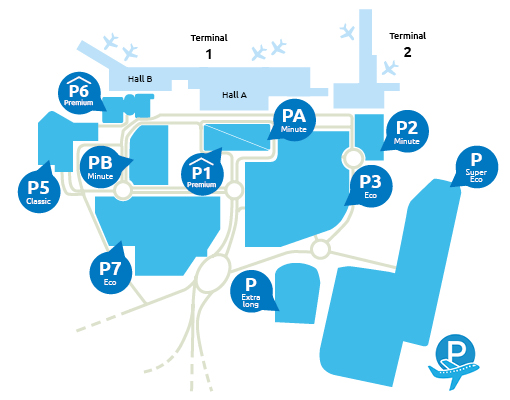 plan-des-parkings-de-l-aeroport-marseille-provence