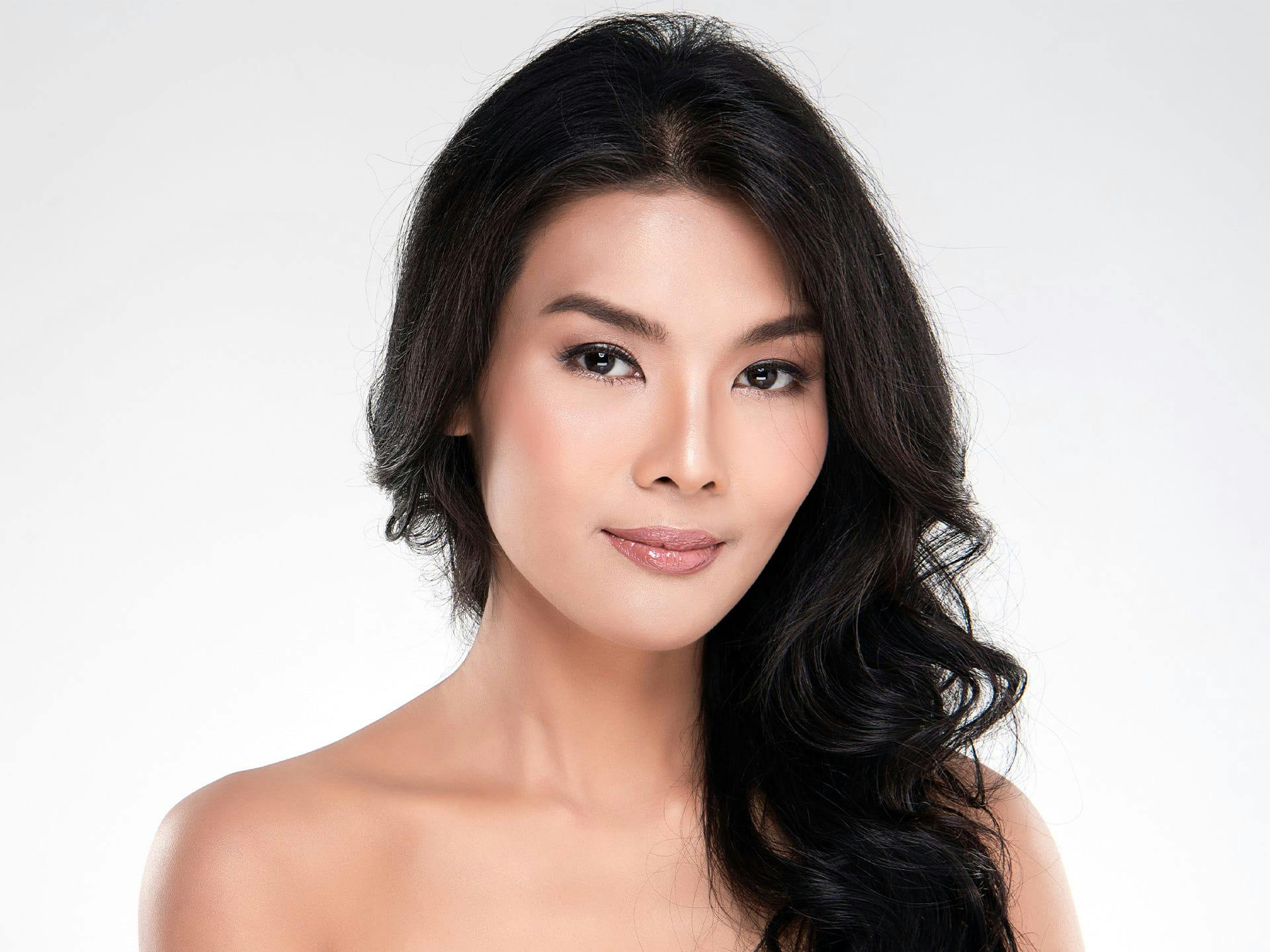 woman looking into the camera