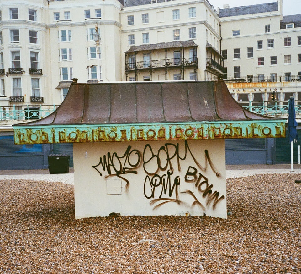 Grafitti on Brighton beach